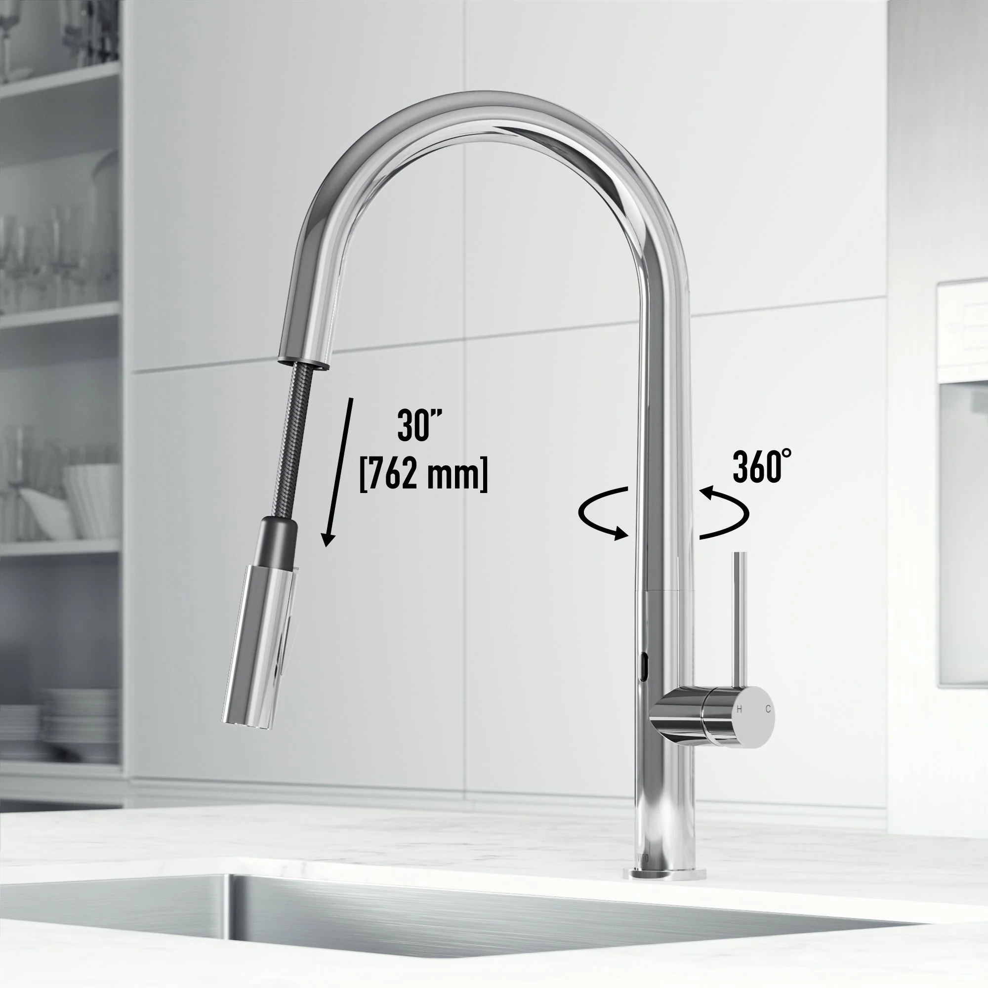 Greenwich Touchless Pull-Down Kitchen Faucet - Image 8