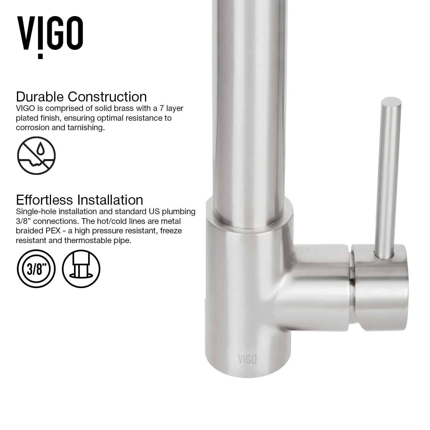 Laurelton Pull-Down Kitchen Faucet - Image 7