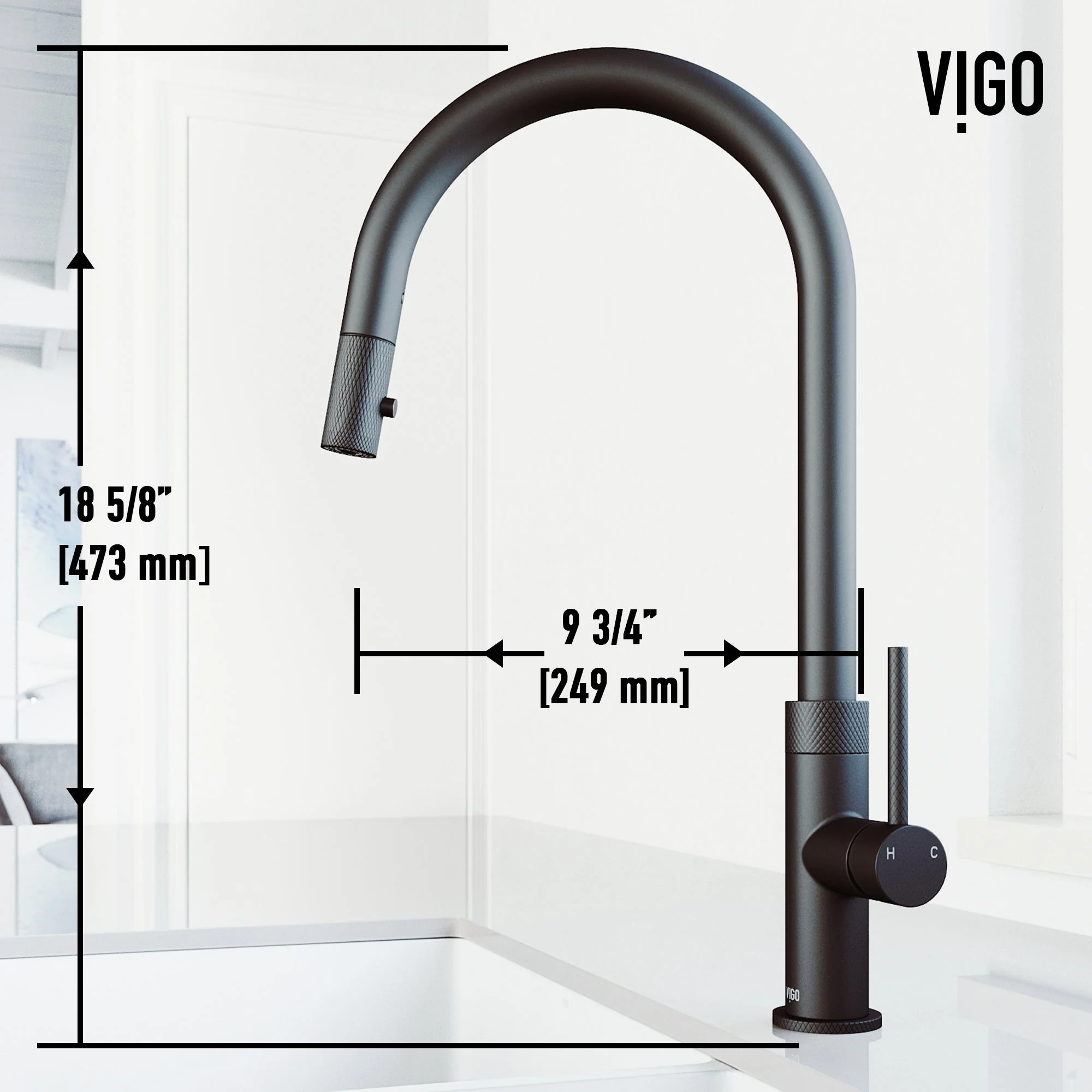 Bristol Pull-Down Spray Kitchen Faucet - Image 14