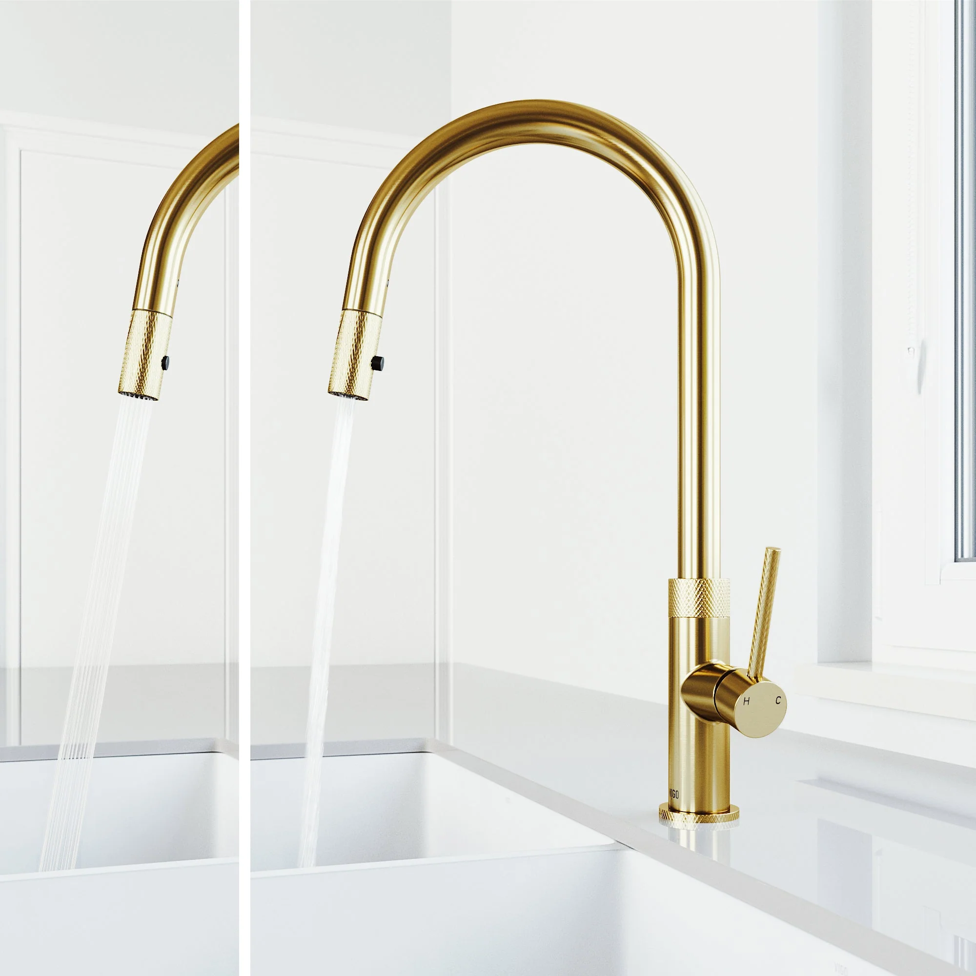 Bristol Pull-Down Spray Kitchen Faucet - Image 21