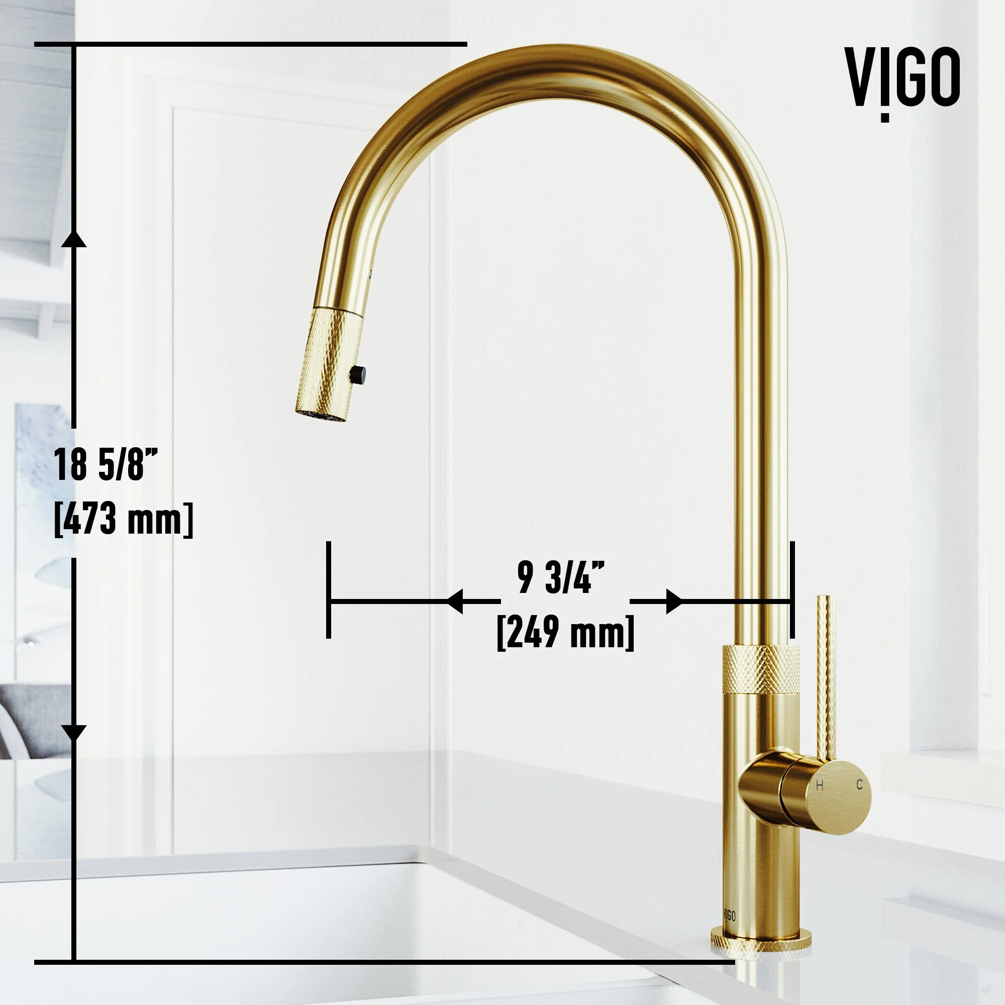 Bristol Pull-Down Spray Kitchen Faucet - Image 27