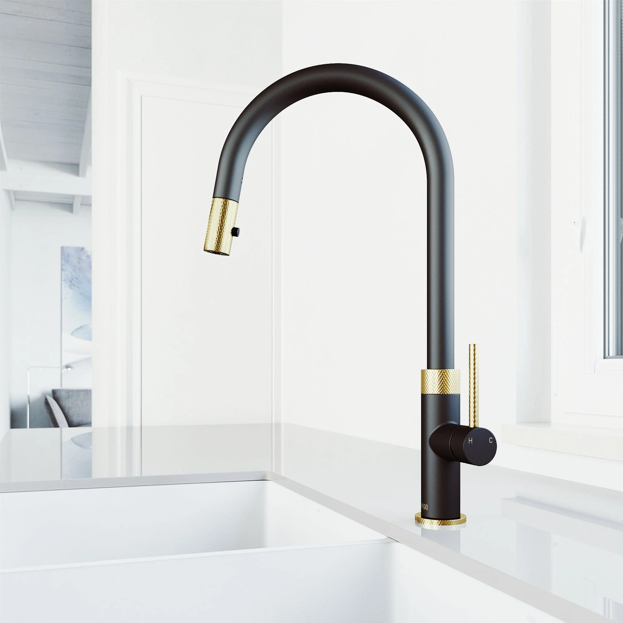 Bristol Pull-Down Spray Kitchen Faucet - Image 33