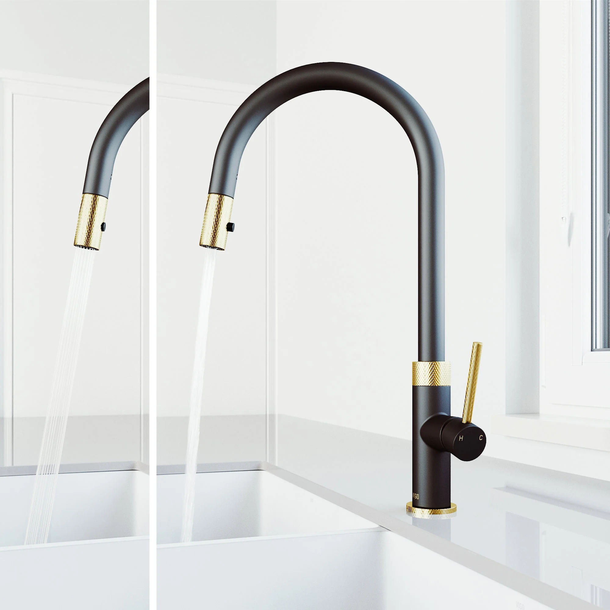 Bristol Pull-Down Spray Kitchen Faucet - Image 34