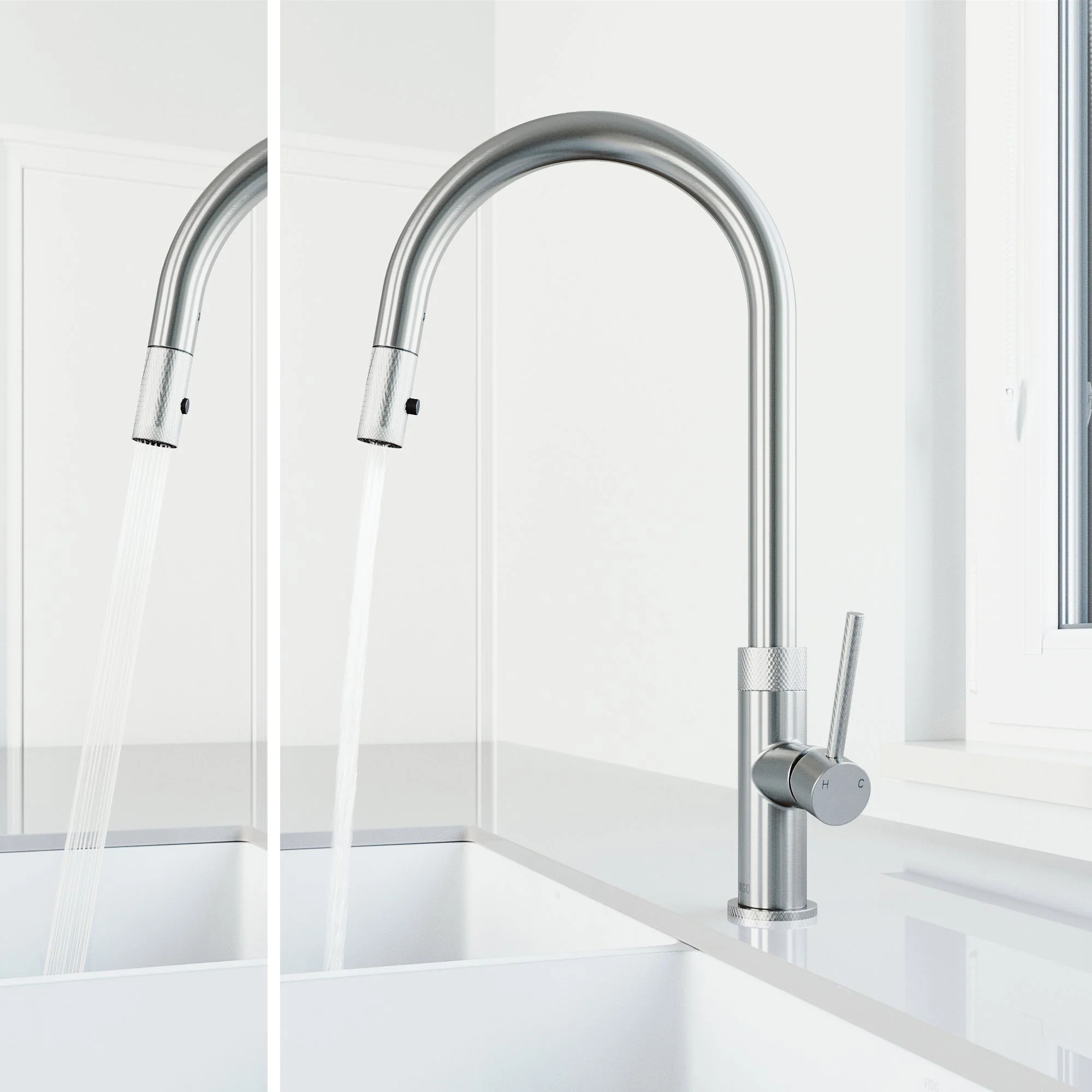 Bristol Pull-Down Spray Kitchen Faucet - Image 47