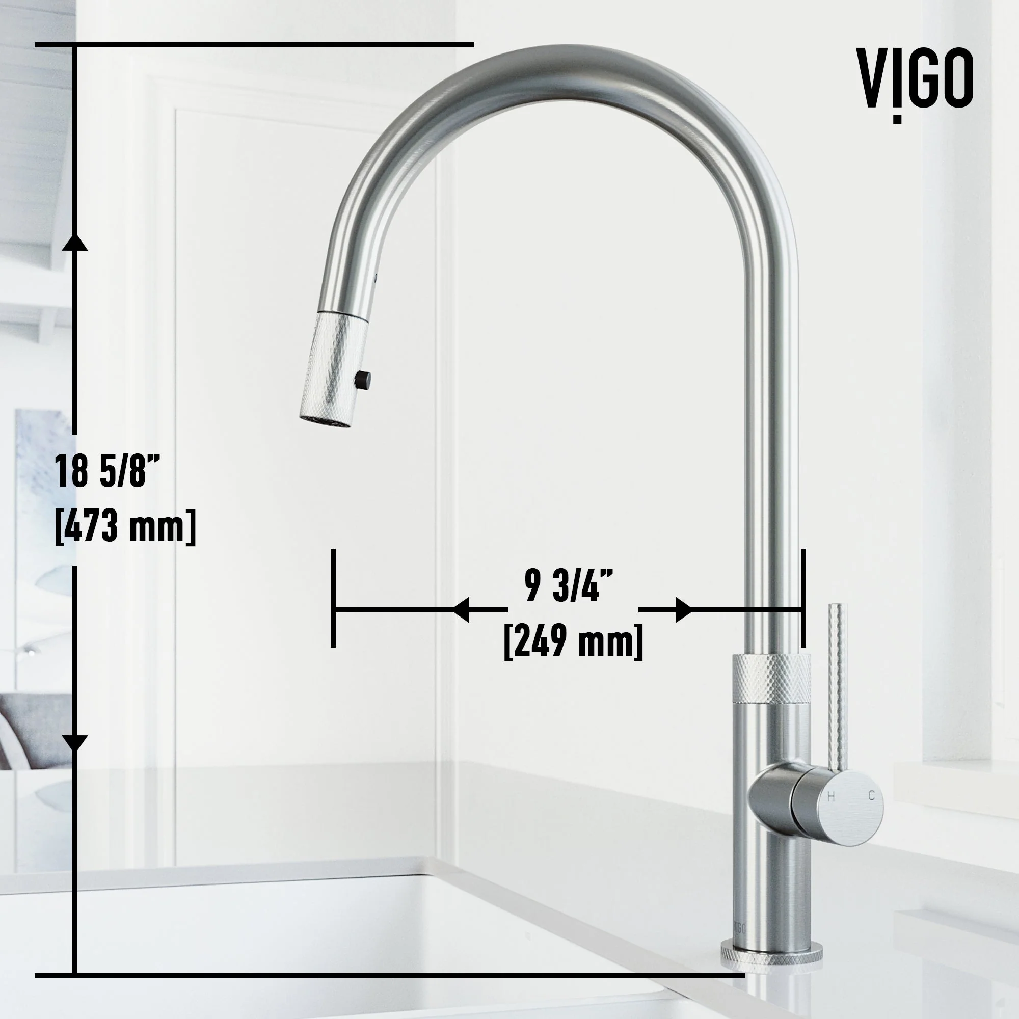 Bristol Pull-Down Spray Kitchen Faucet - Image 53