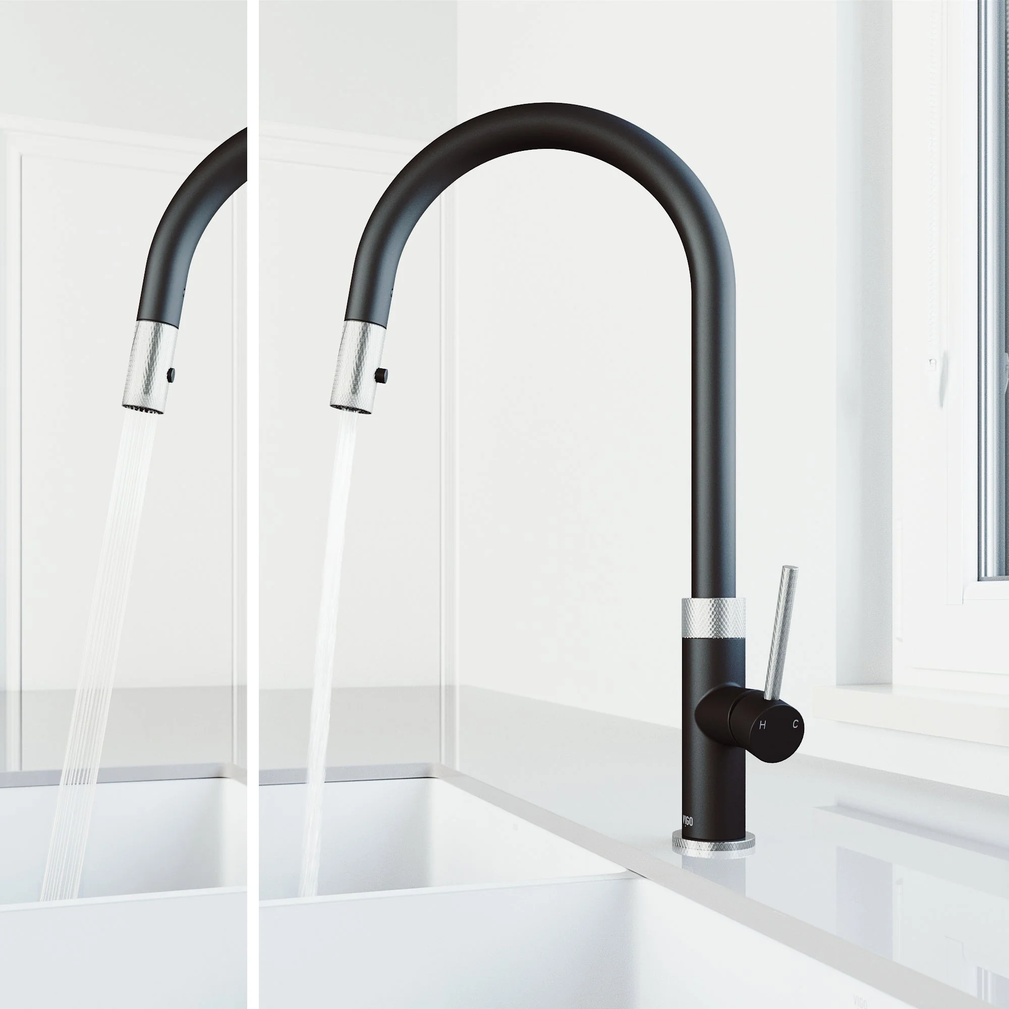 Bristol Pull-Down Spray Kitchen Faucet - Image 60