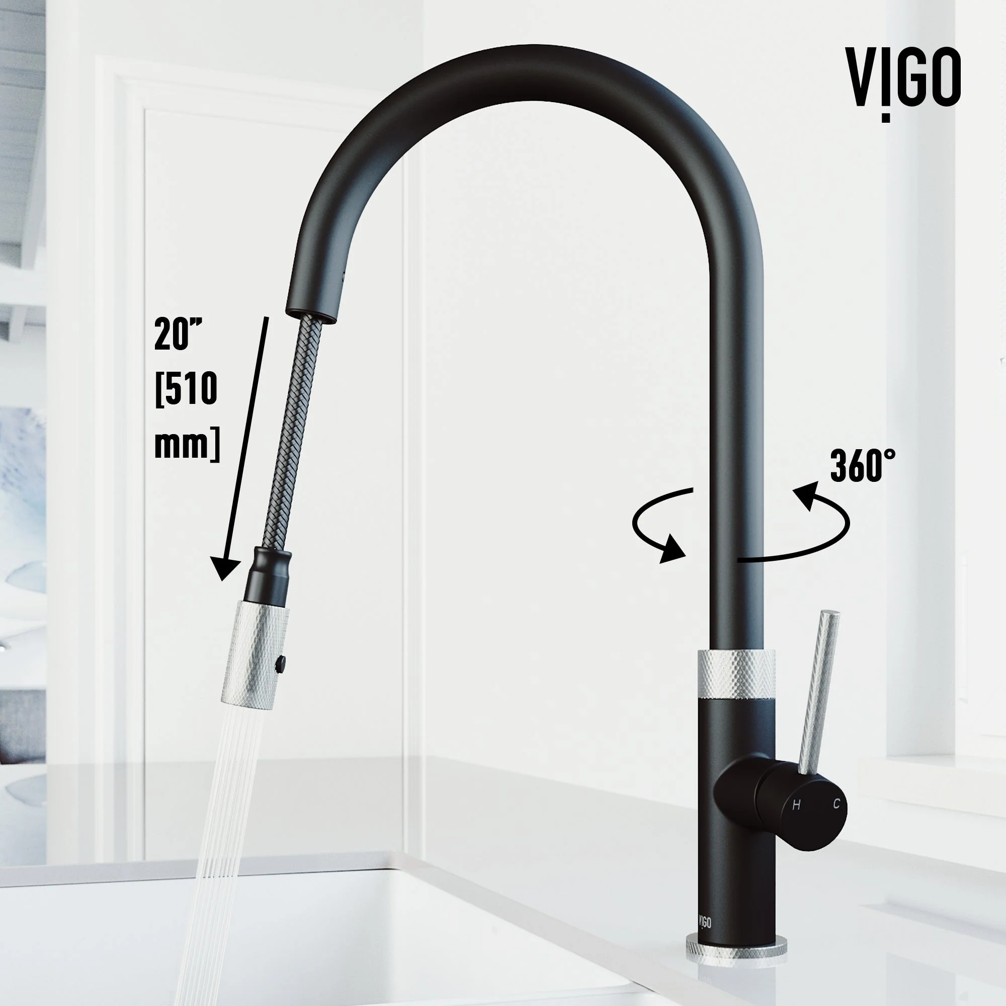 Bristol Pull-Down Spray Kitchen Faucet - Image 64
