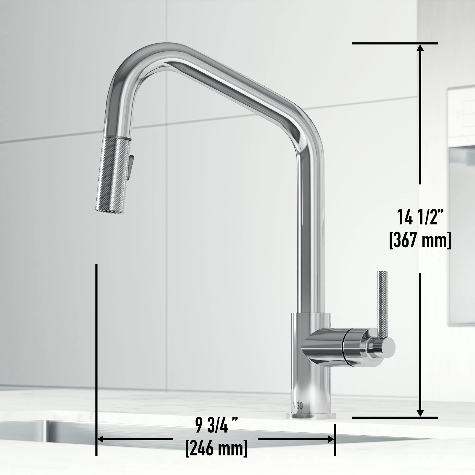 Utopia Pull-Down Spray Kitchen Faucet - Image 10