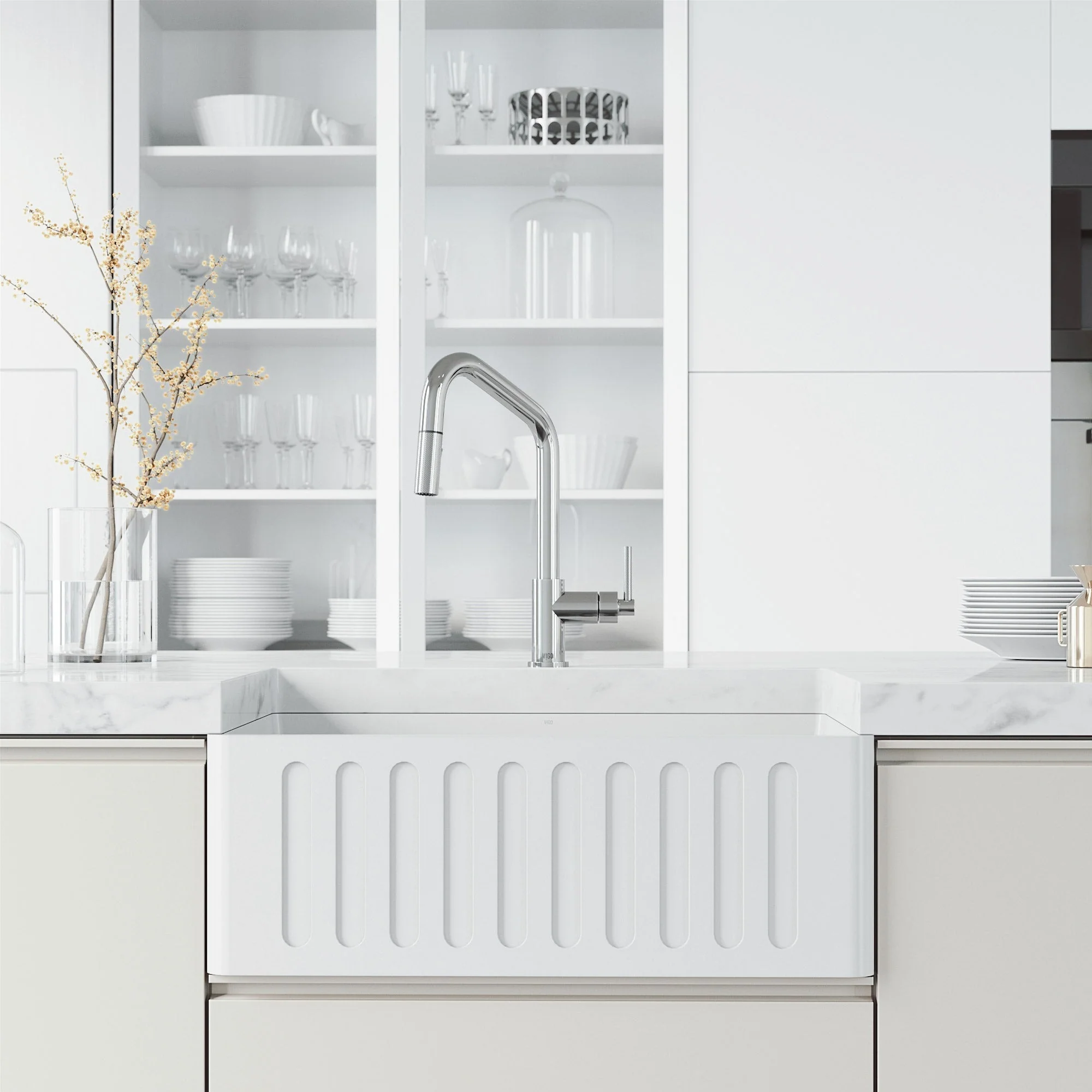 Utopia Pull-Down Spray Kitchen Faucet - Image 12