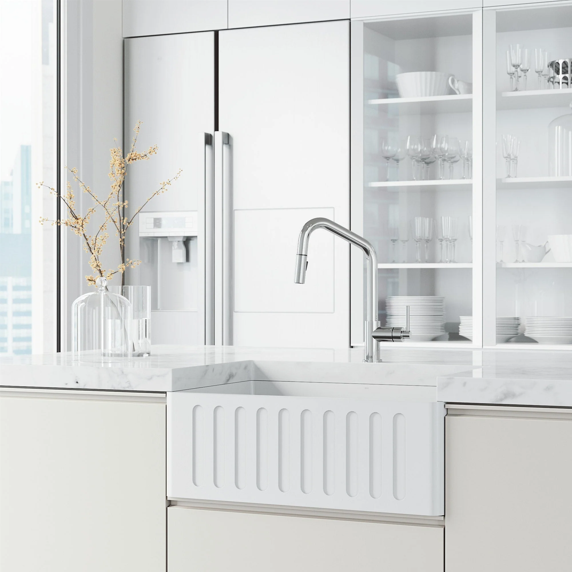 Utopia Pull-Down Spray Kitchen Faucet - Image 14
