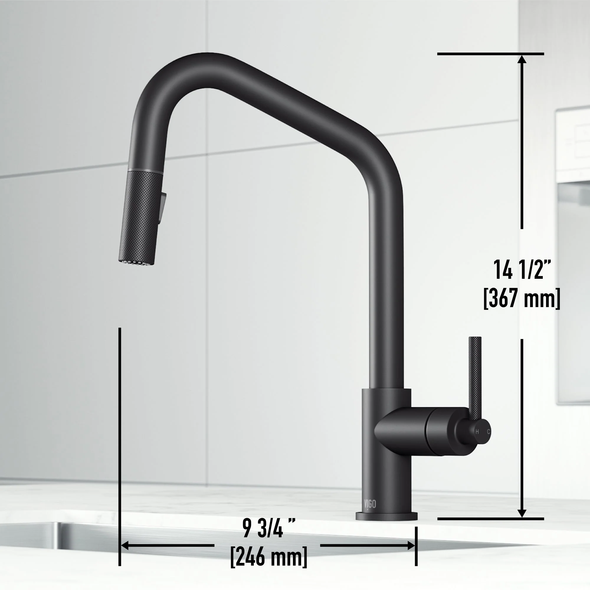 Utopia Pull-Down Spray Kitchen Faucet - Image 25