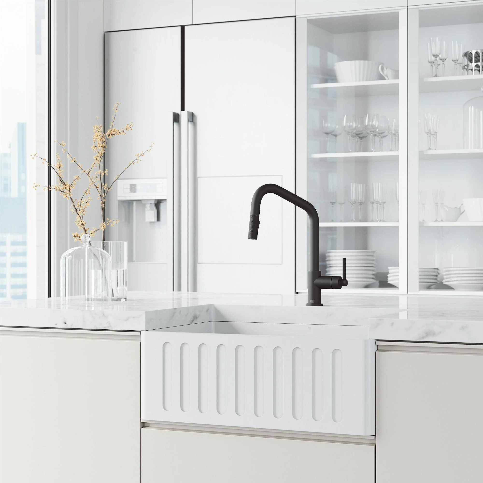 Utopia Pull-Down Spray Kitchen Faucet - Image 29