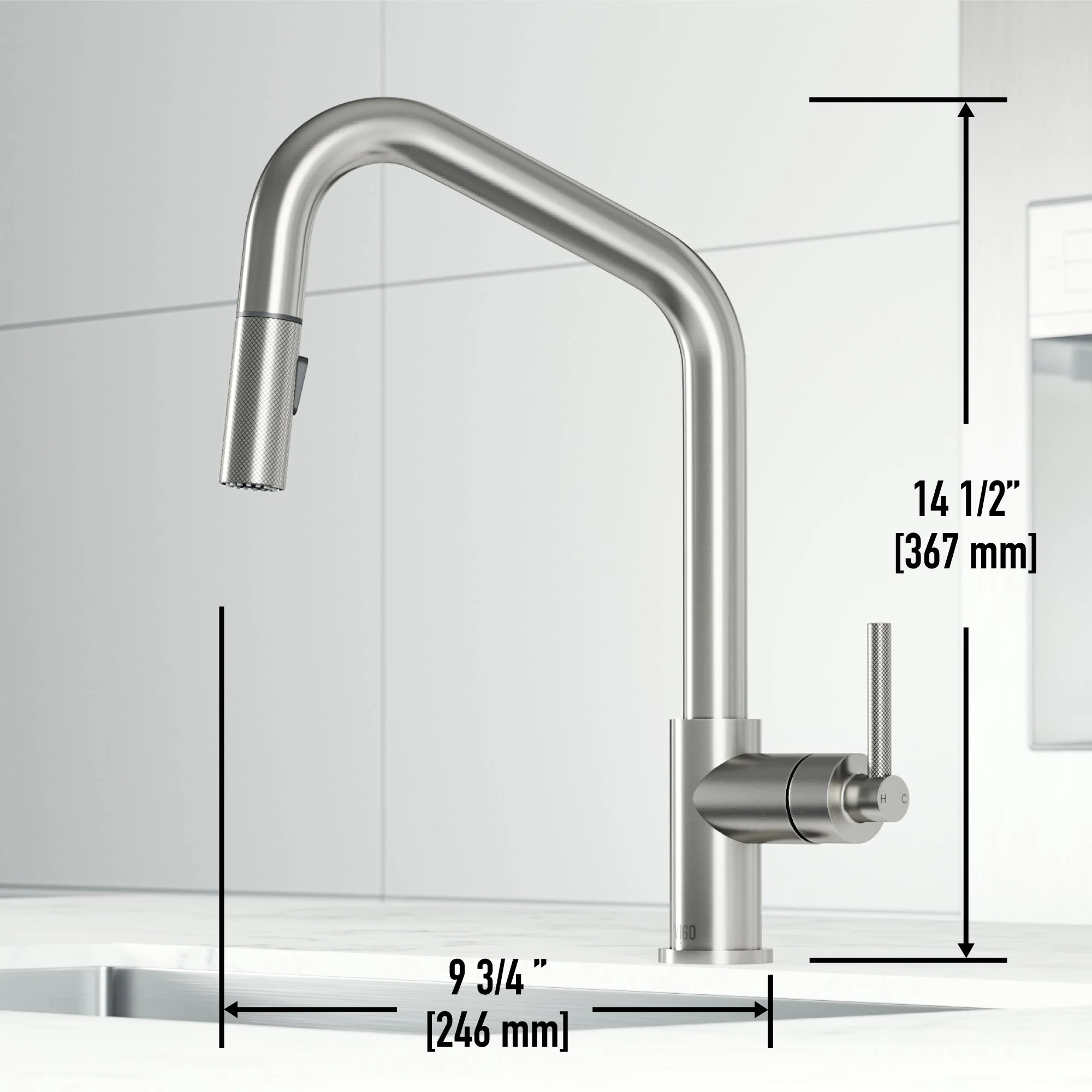 Utopia Pull-Down Spray Kitchen Faucet - Image 54