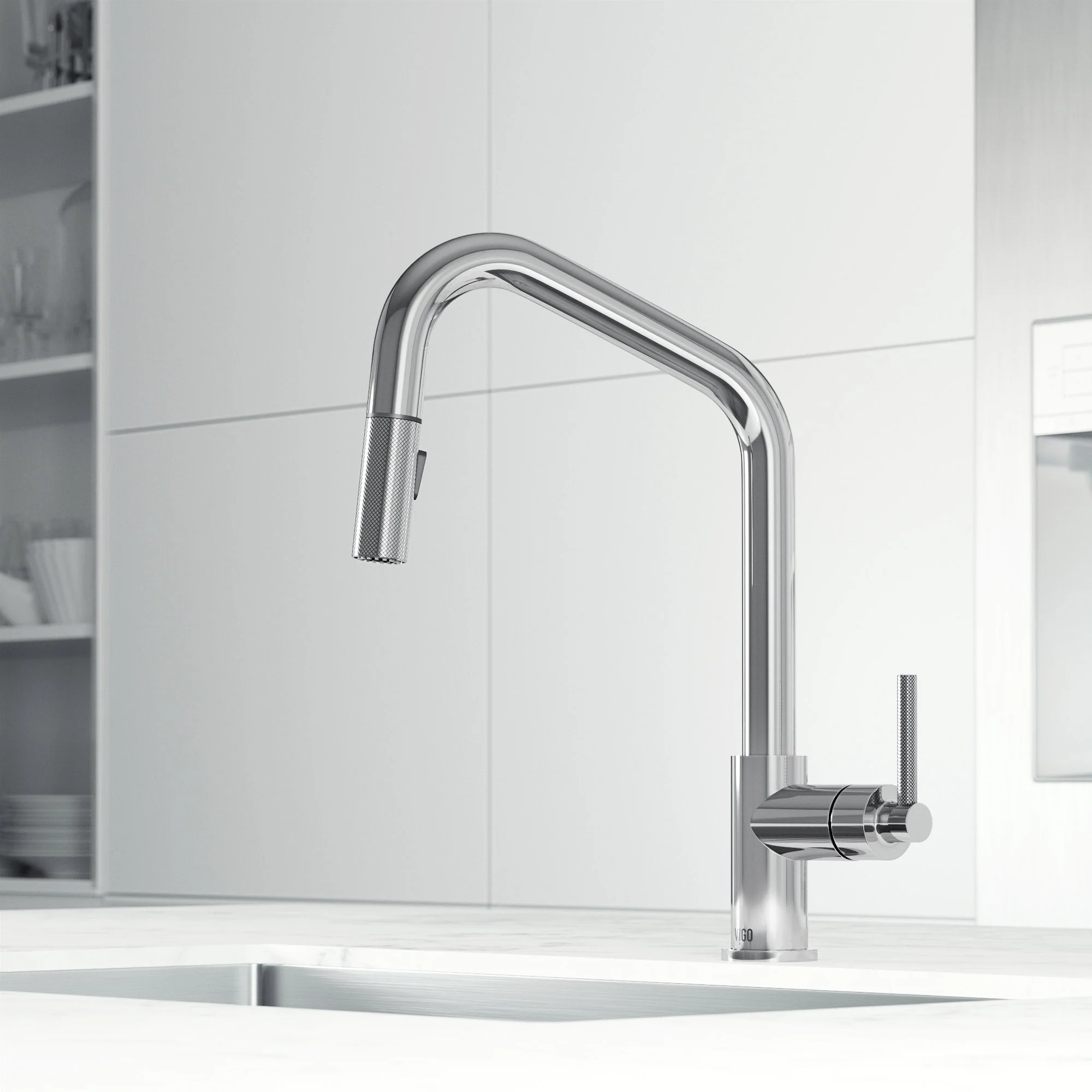 Utopia Pull-Down Spray Kitchen Faucet - Image 6