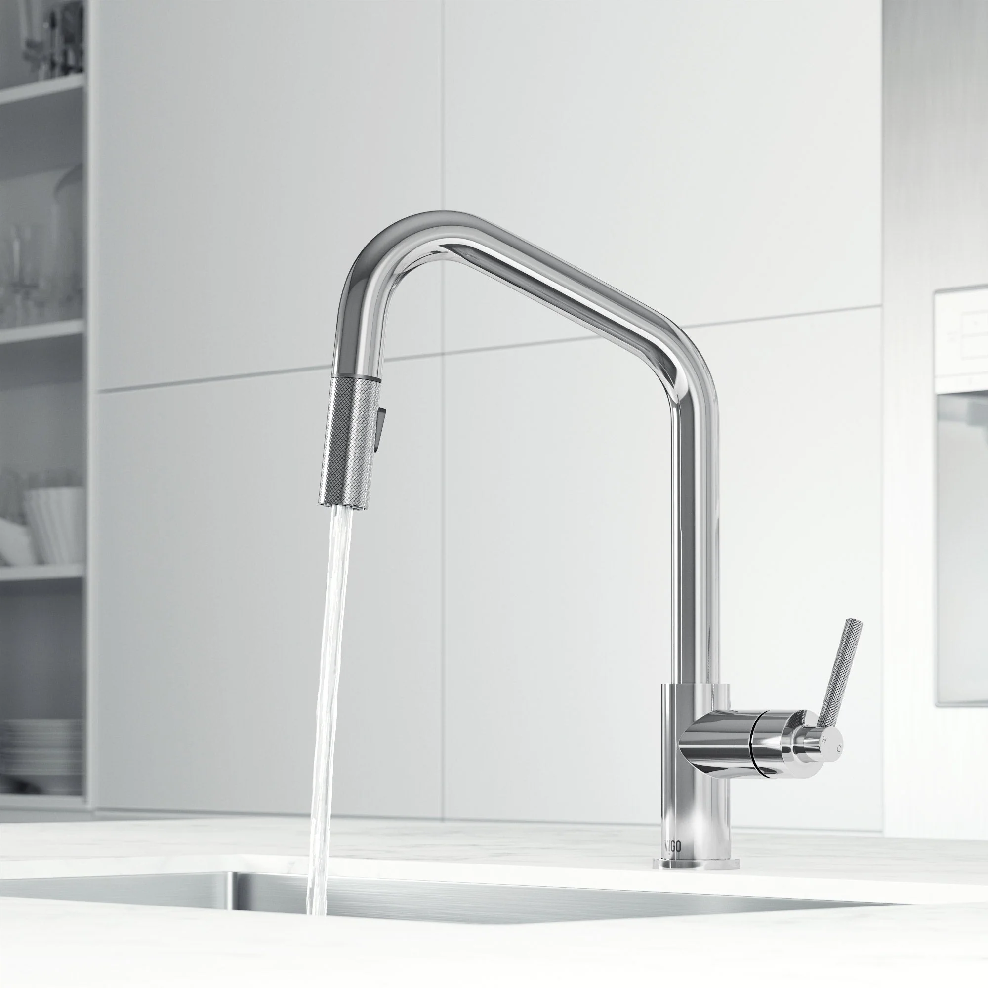 Utopia Pull-Down Spray Kitchen Faucet - Image 8
