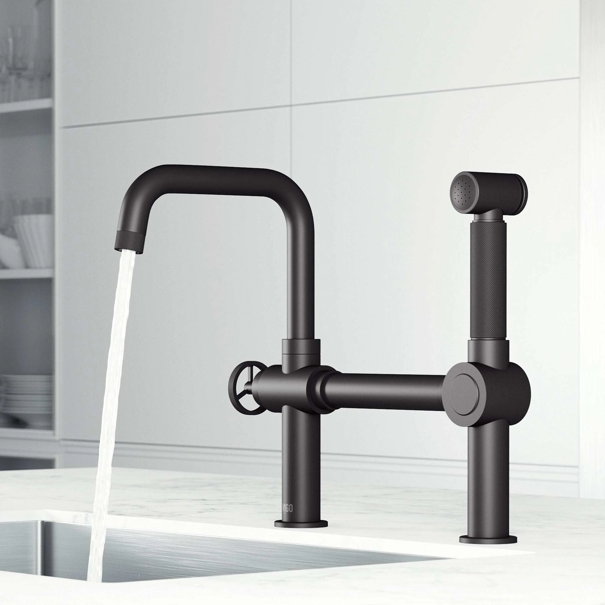 Cass Kitchen Faucet With Sprayer - Image 21