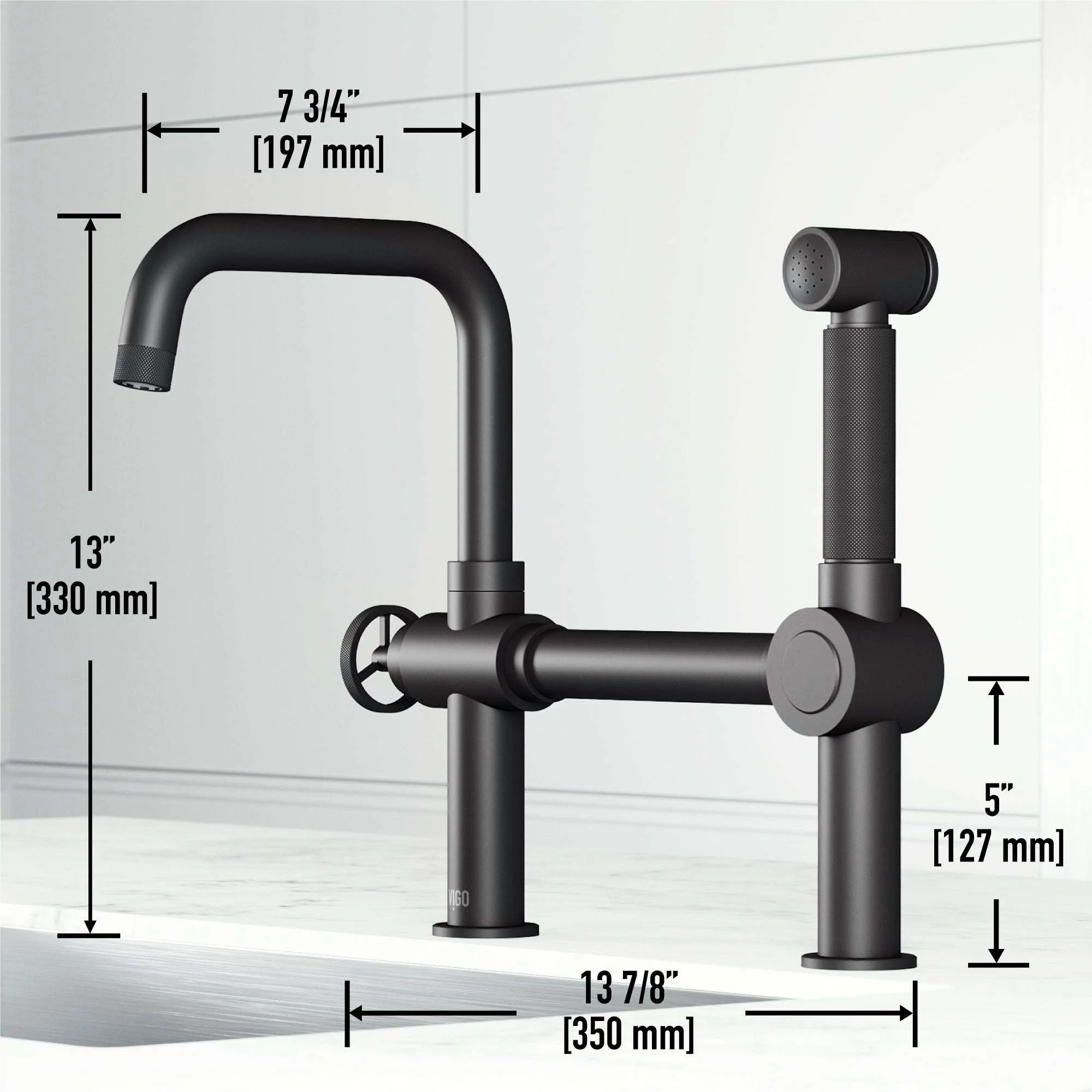 Cass Kitchen Faucet With Sprayer - Image 23