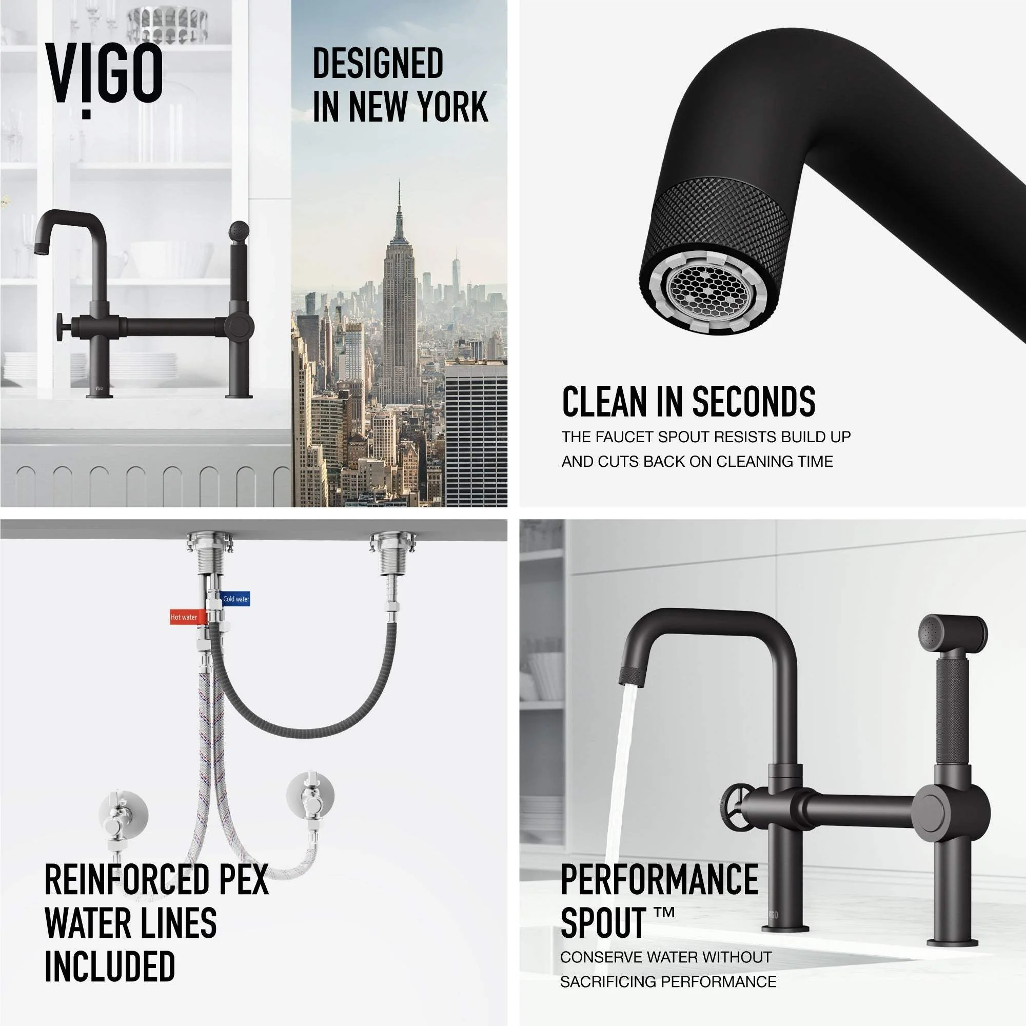 Cass Kitchen Faucet With Sprayer - Image 24