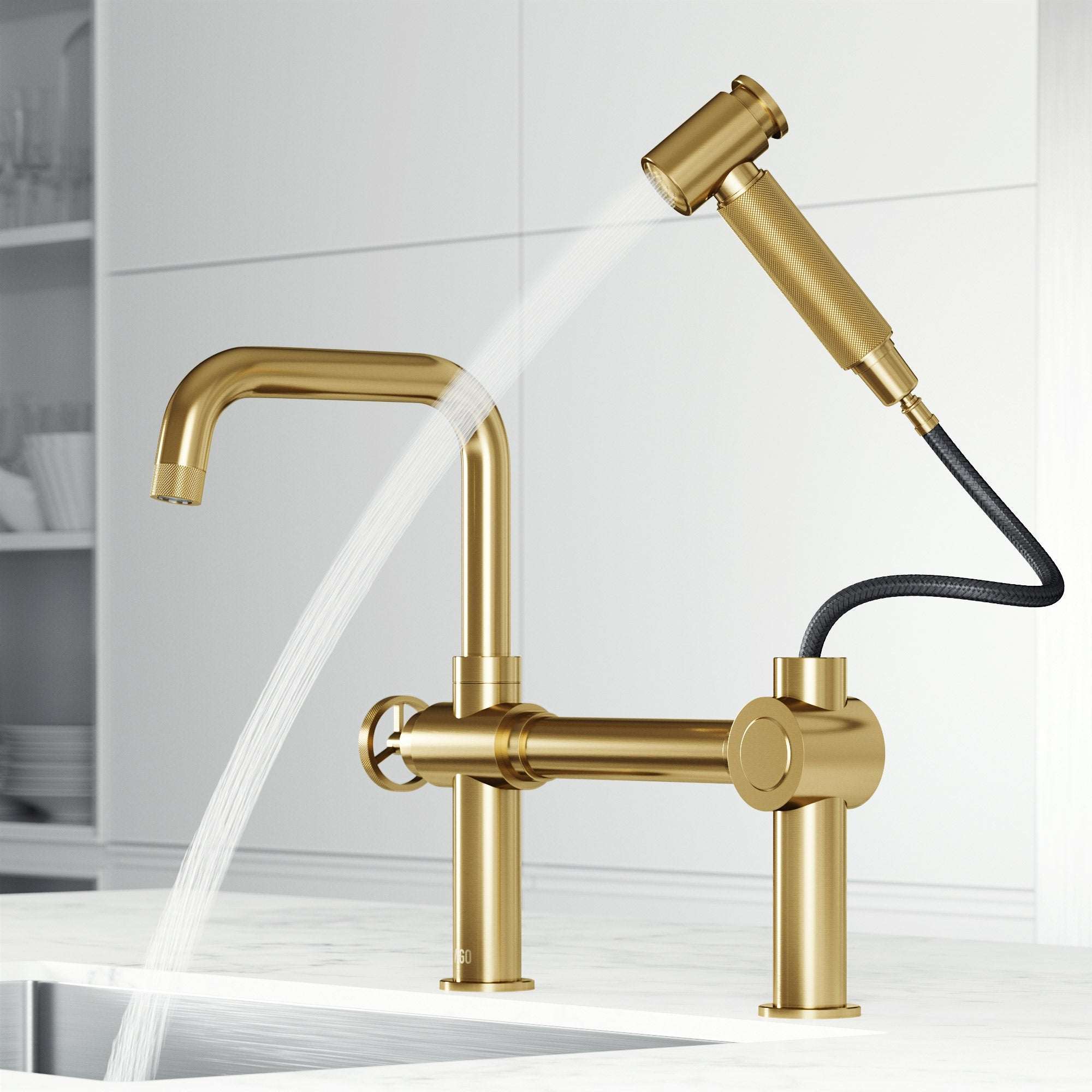 Cass Kitchen Faucet With Sprayer - Image 37