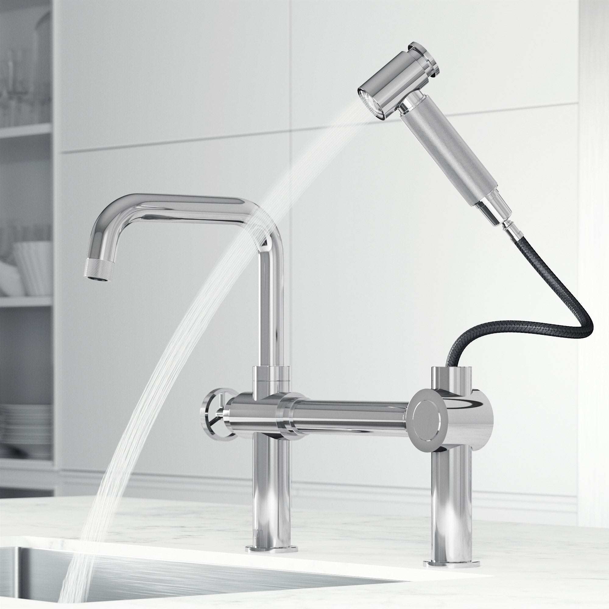 Cass Kitchen Faucet With Sprayer - Image 52
