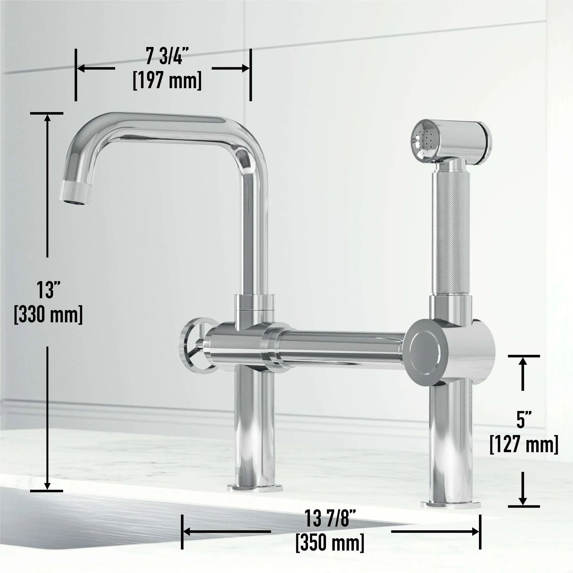 Cass Kitchen Faucet With Sprayer - Image 53