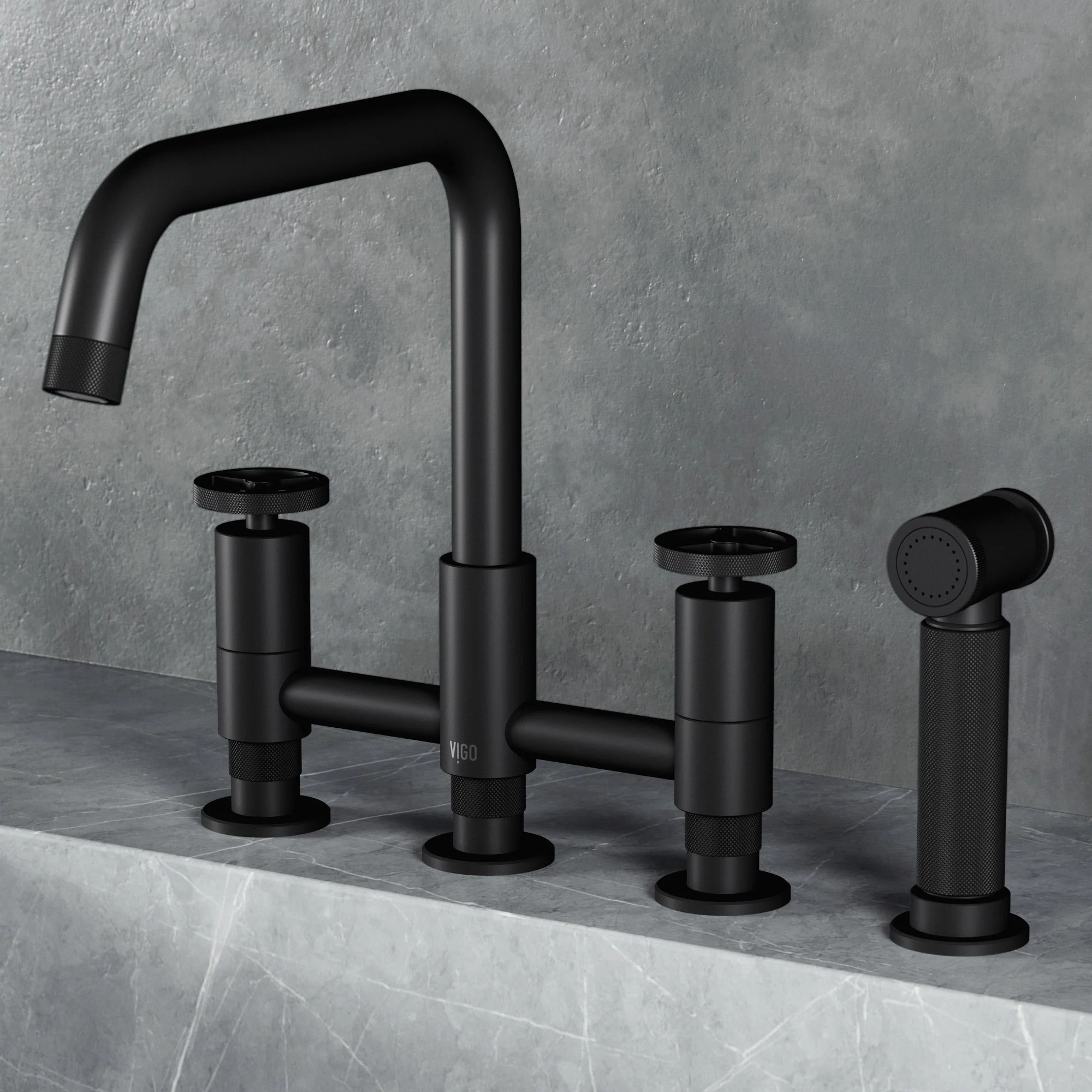 Cass Pull-Out Bridge Kitchen Faucet - Image 18