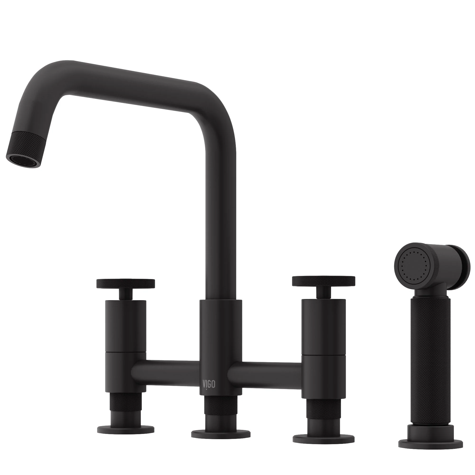 Cass Pull-Out Bridge Kitchen Faucet - Image 24