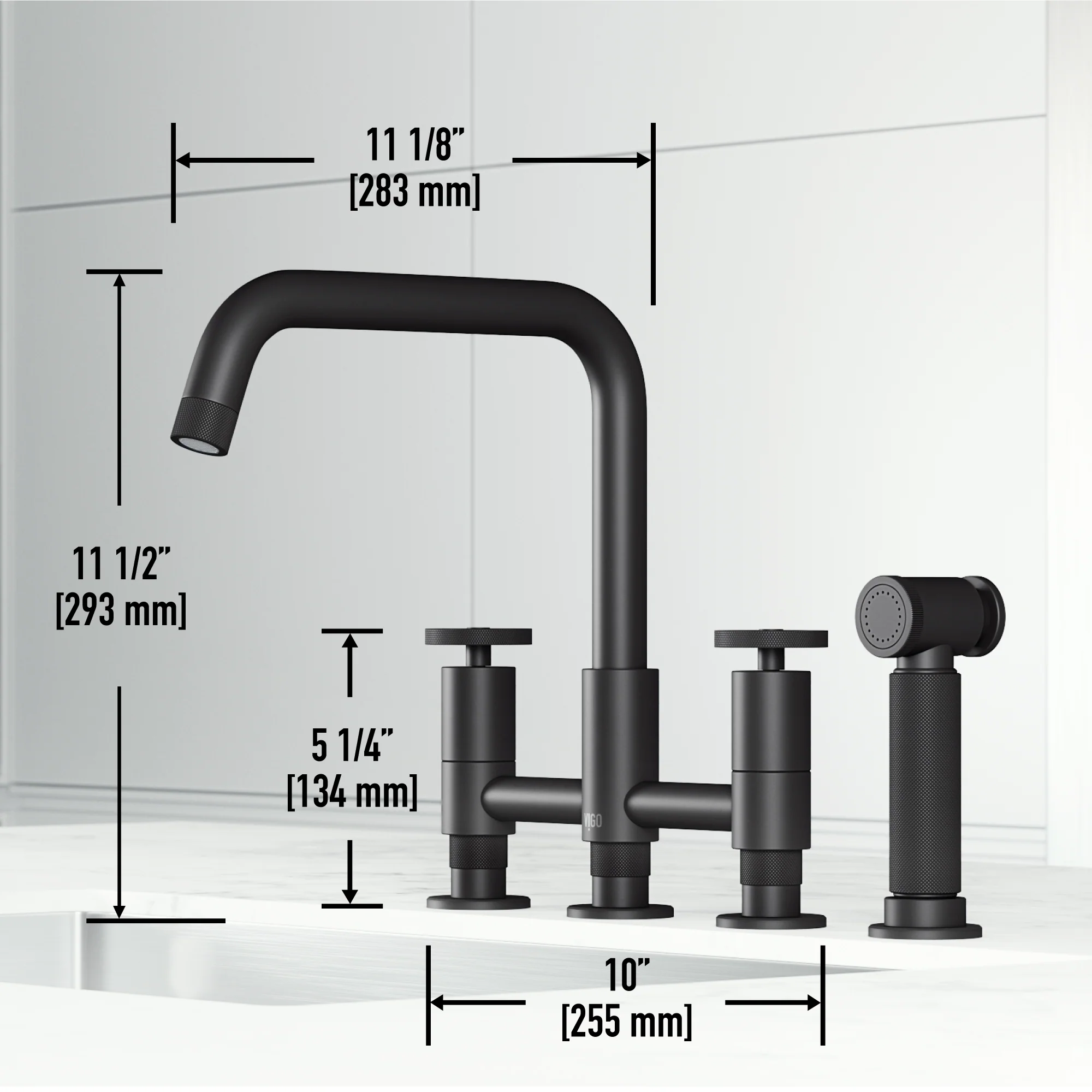Cass Pull-Out Bridge Kitchen Faucet - Image 27