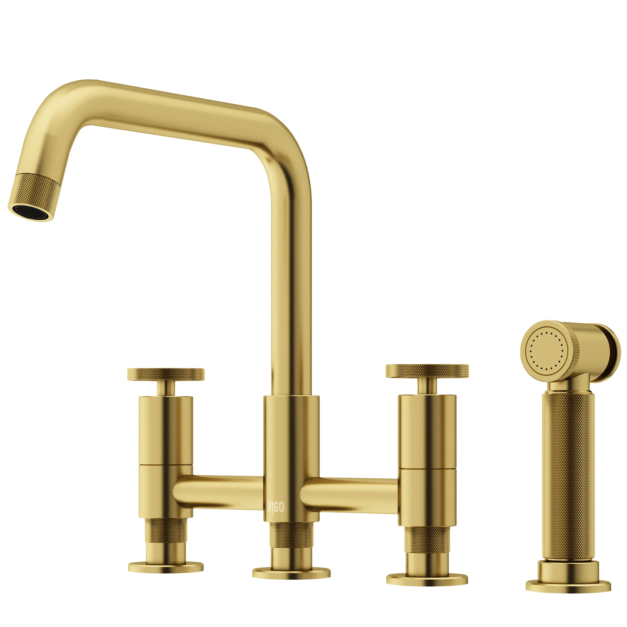 Cass Pull-Out Bridge Kitchen Faucet - Image 39