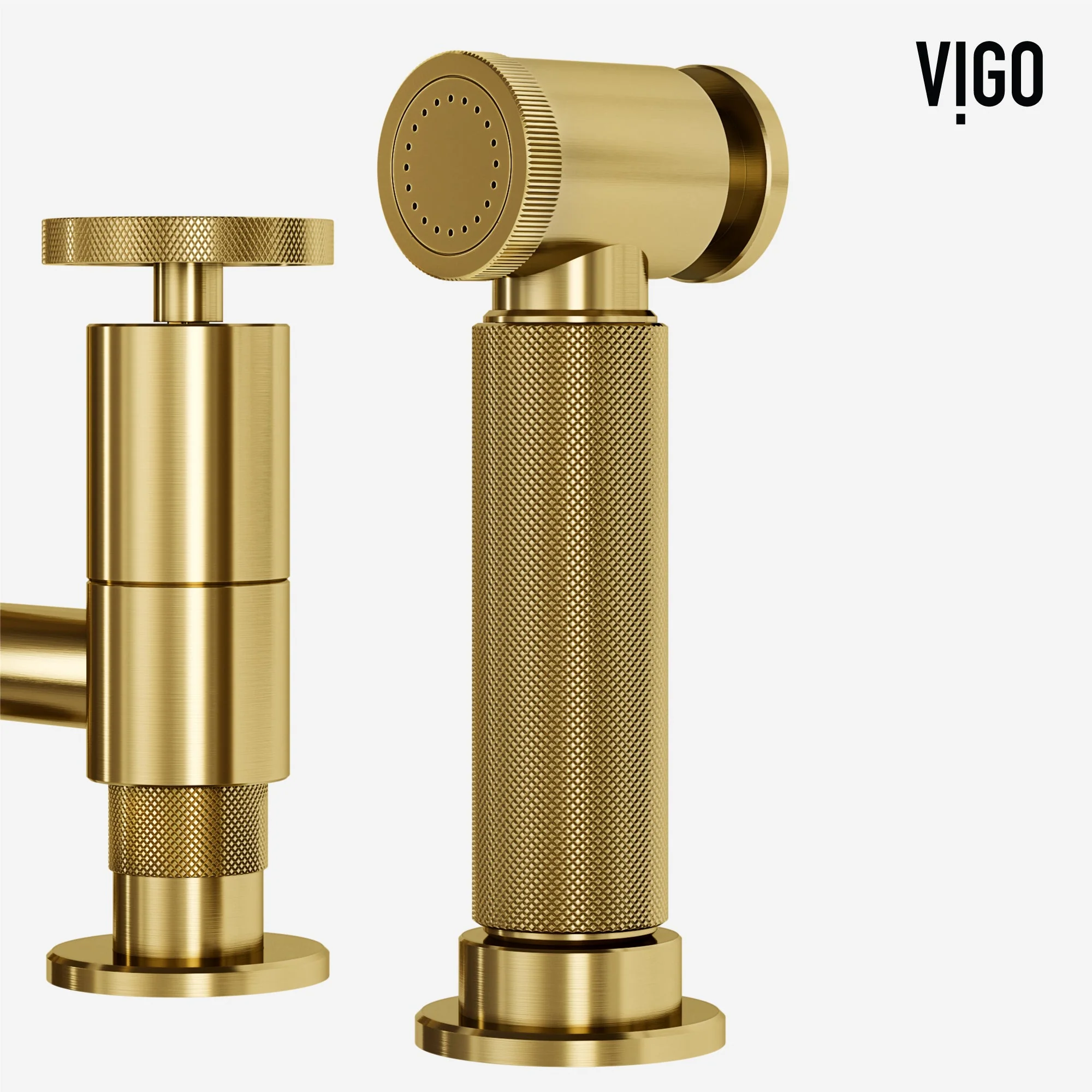 Cass Pull-Out Bridge Kitchen Faucet - Image 47
