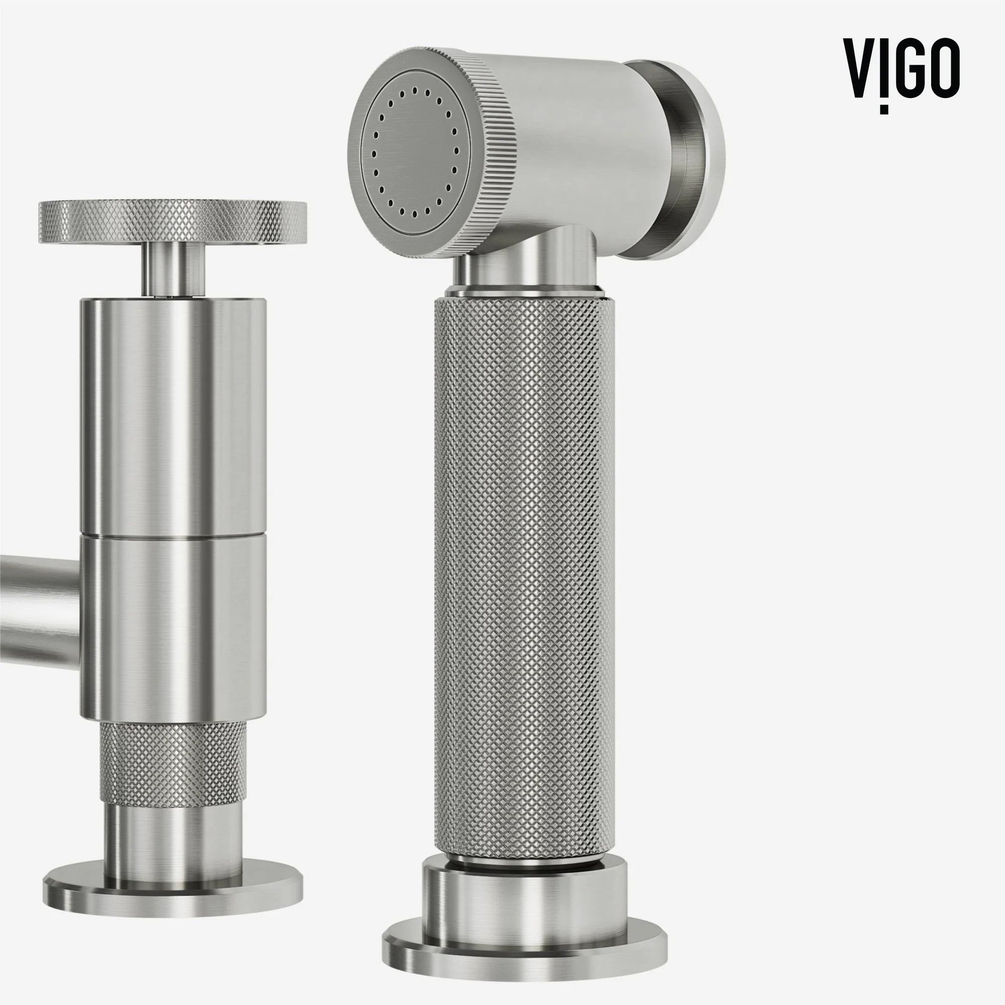 Cass Pull-Out Bridge Kitchen Faucet - Image 63
