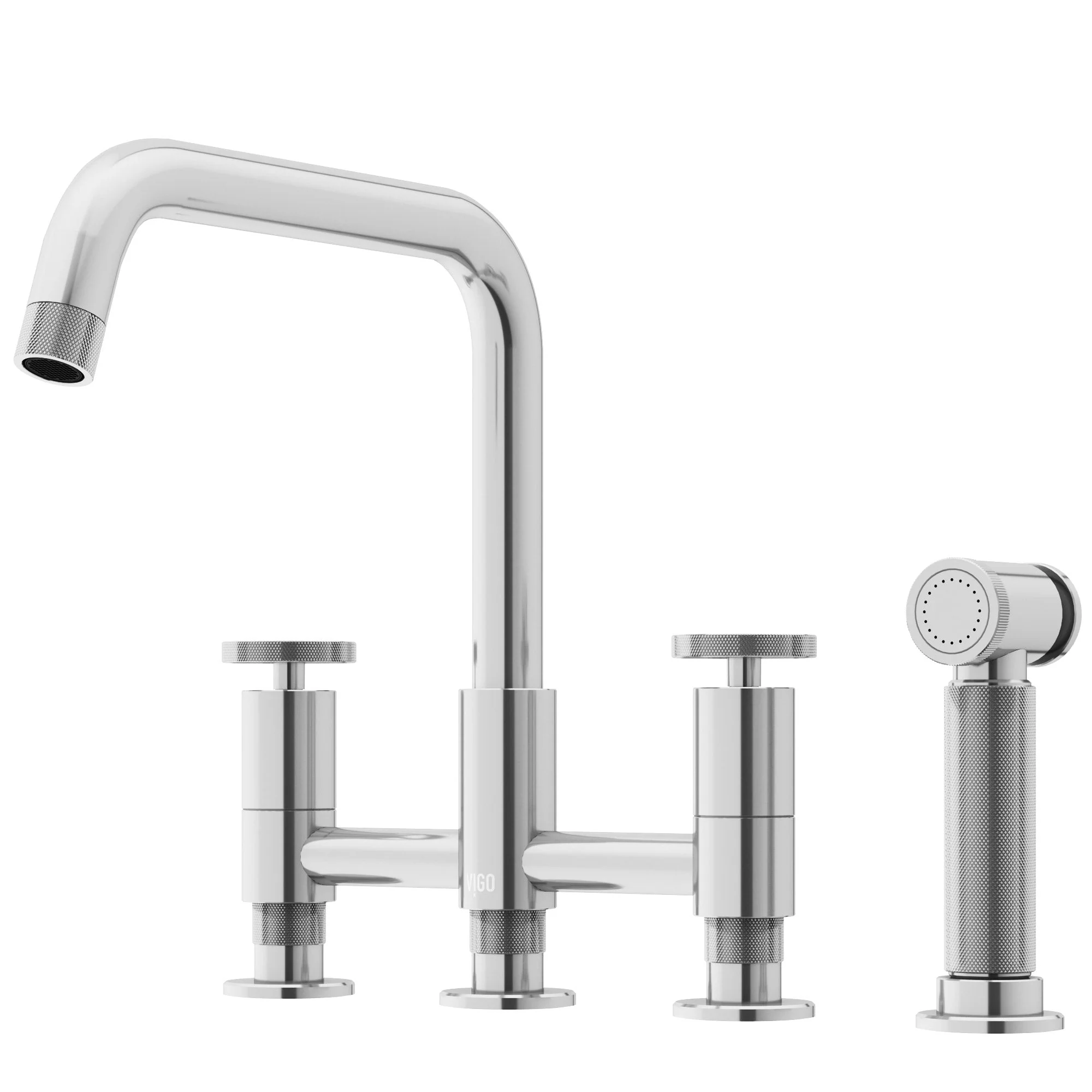 Cass Pull-Out Bridge Kitchen Faucet - Image 8