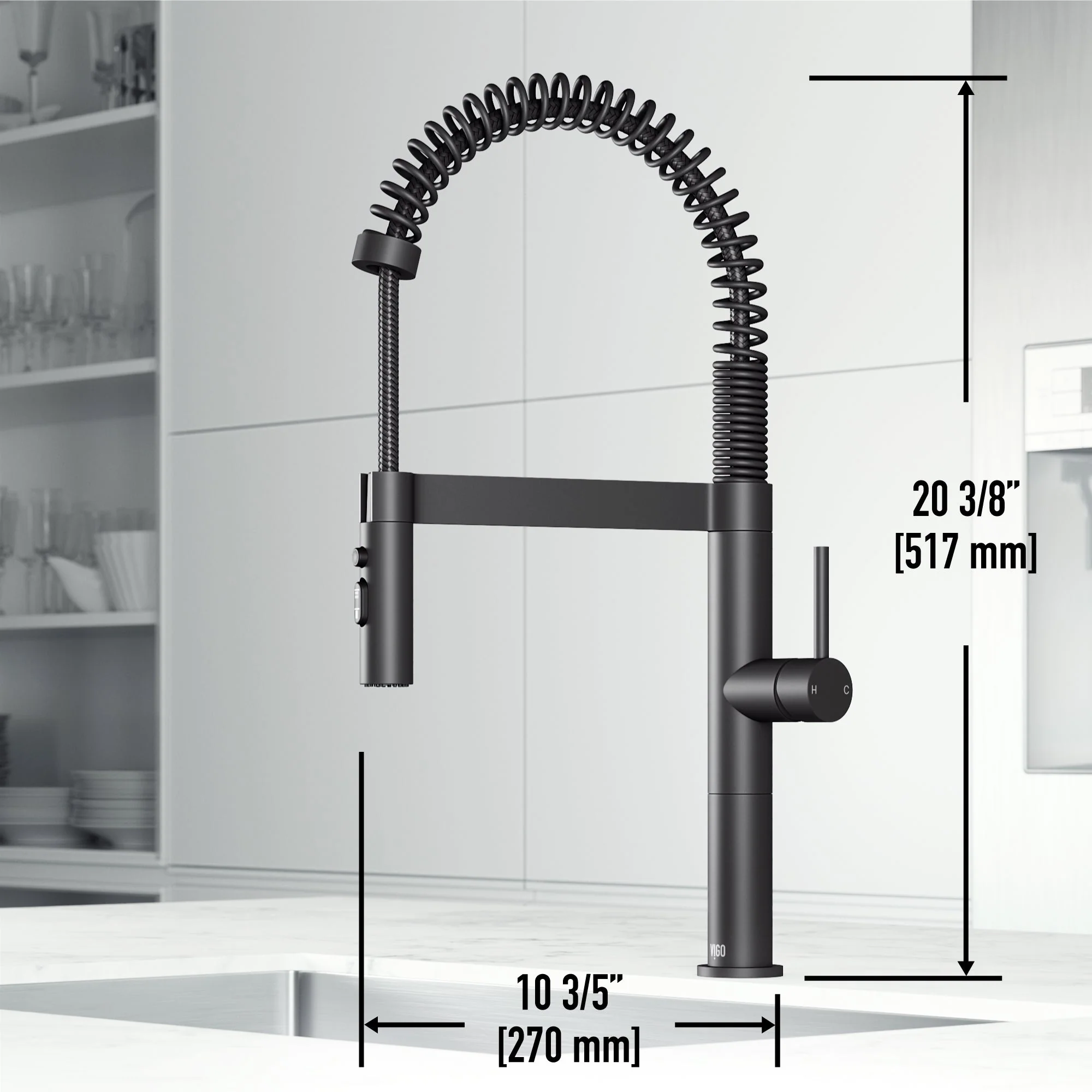 Edison Pro Pull-Down Spray Kitchen Faucet - Image 19