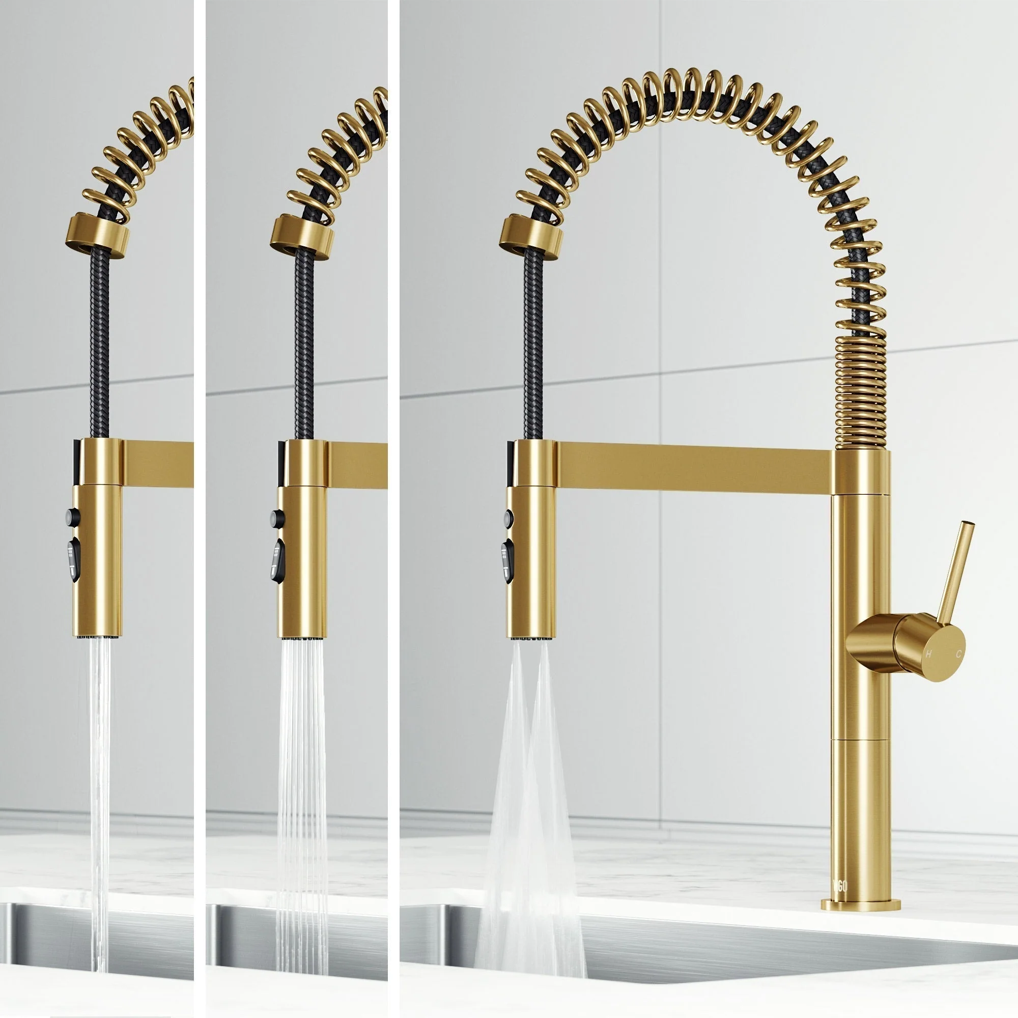 Edison Pro Pull-Down Spray Kitchen Faucet - Image 33