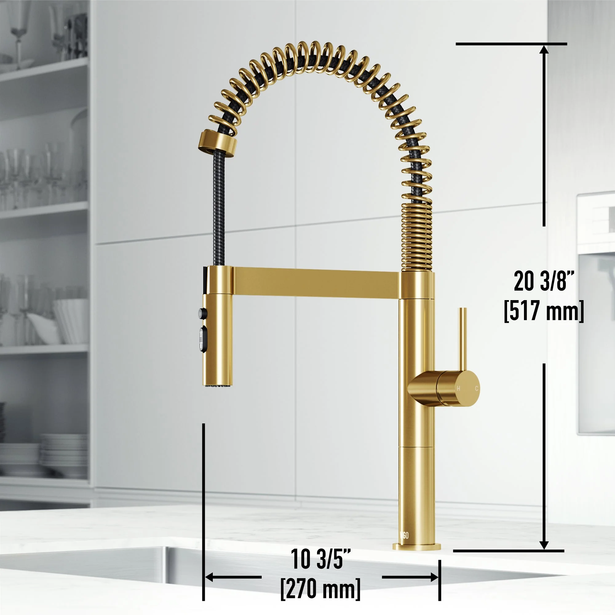 Edison Pro Pull-Down Spray Kitchen Faucet - Image 34