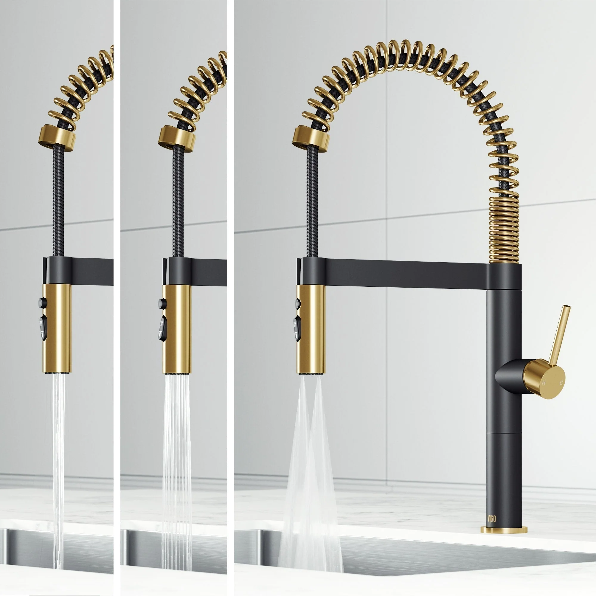 Edison Pro Pull-Down Spray Kitchen Faucet - Image 48