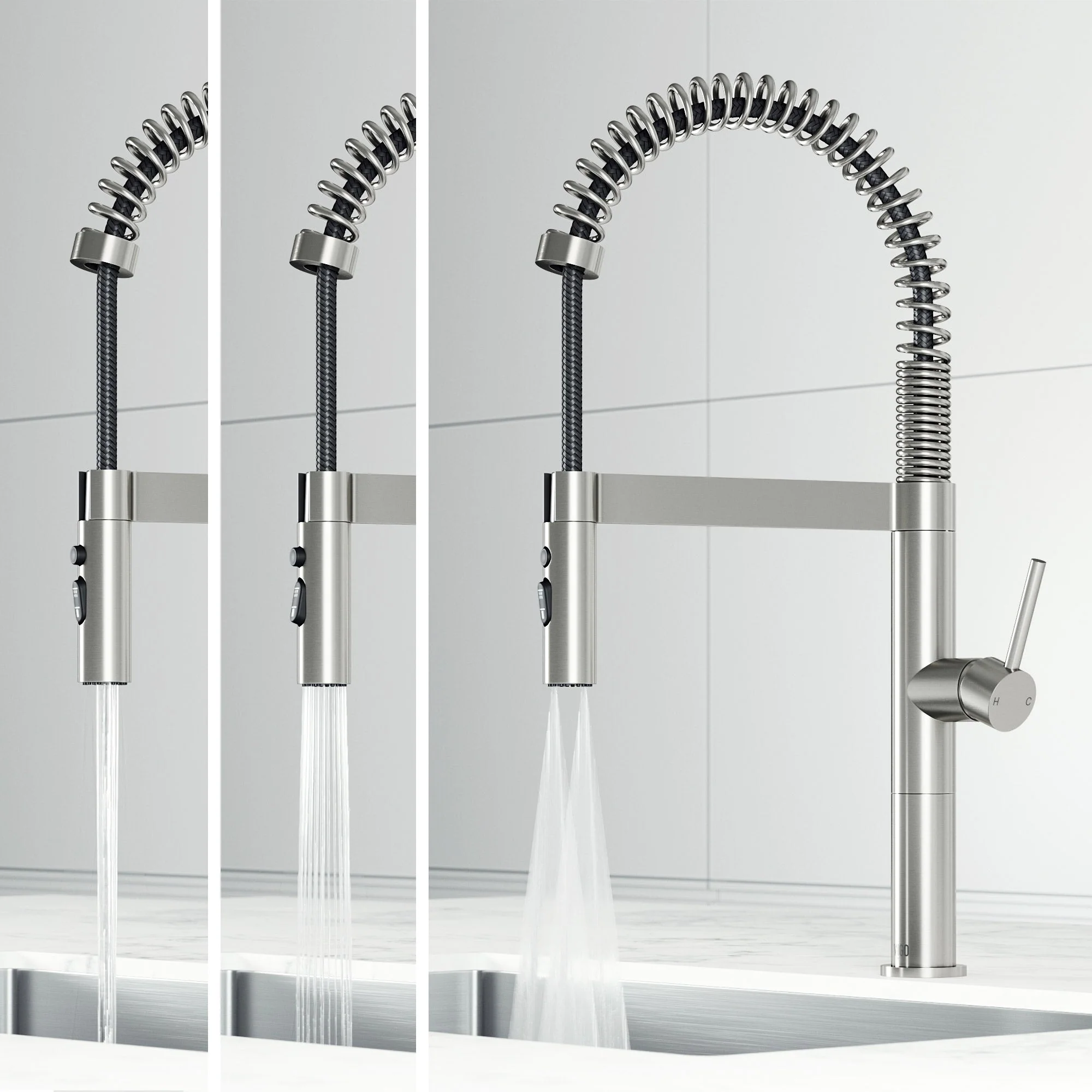 Edison Pro Pull-Down Spray Kitchen Faucet - Image 63