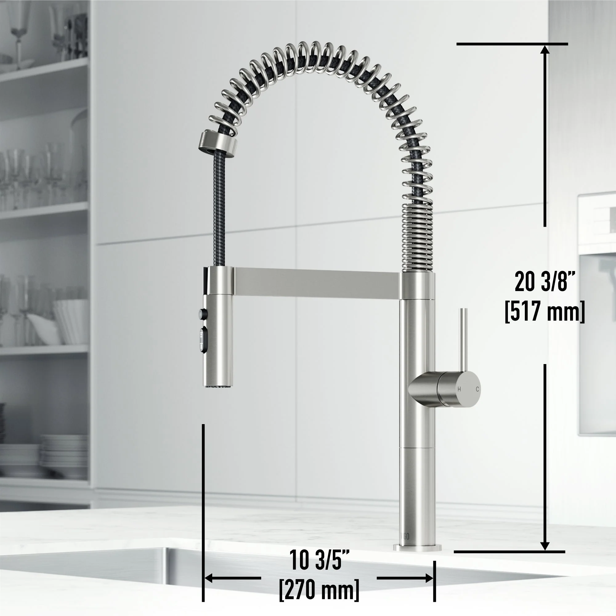 Edison Pro Pull-Down Spray Kitchen Faucet - Image 64