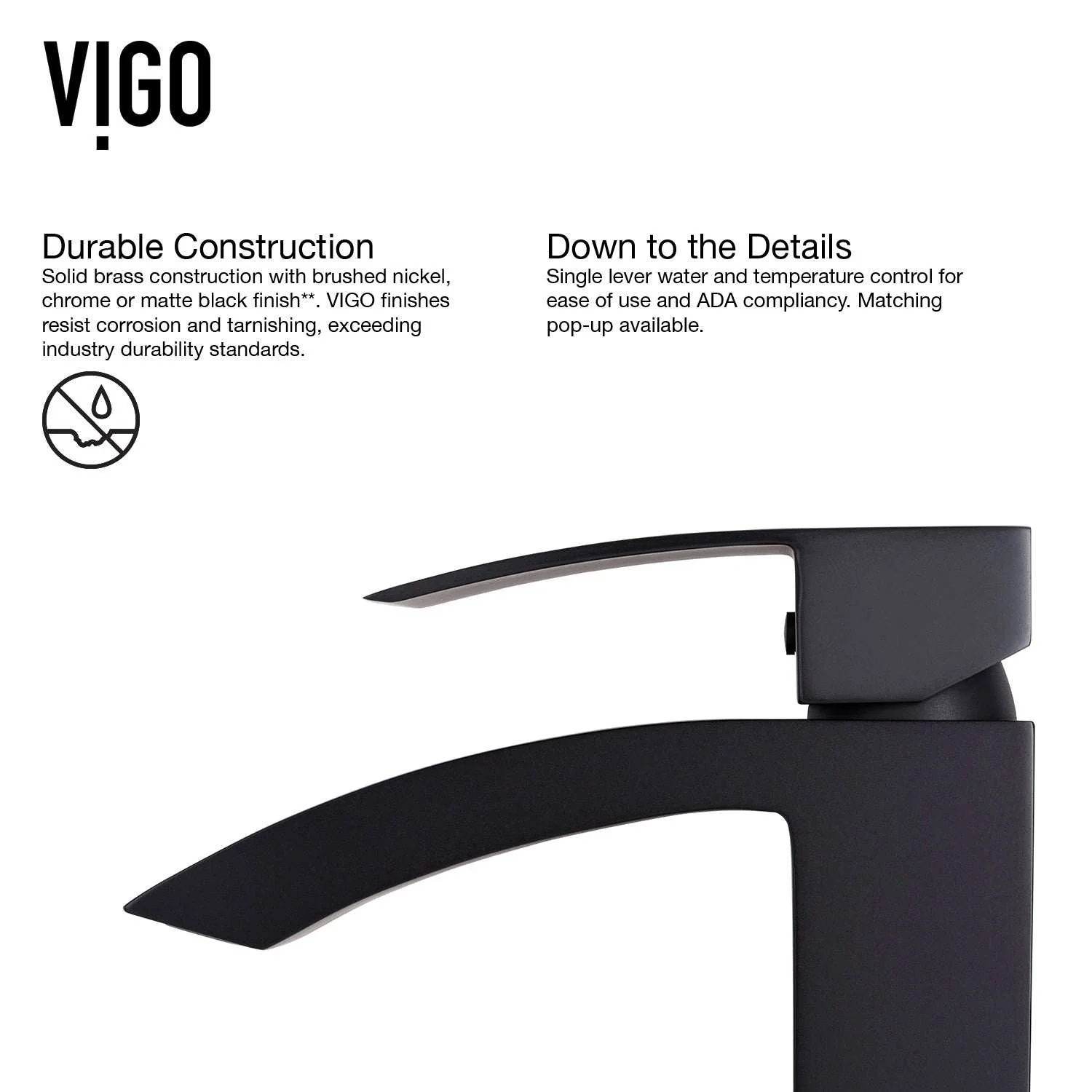 Duris Single Handle Single-Hole Bathroom Vessel Faucet - Image 11