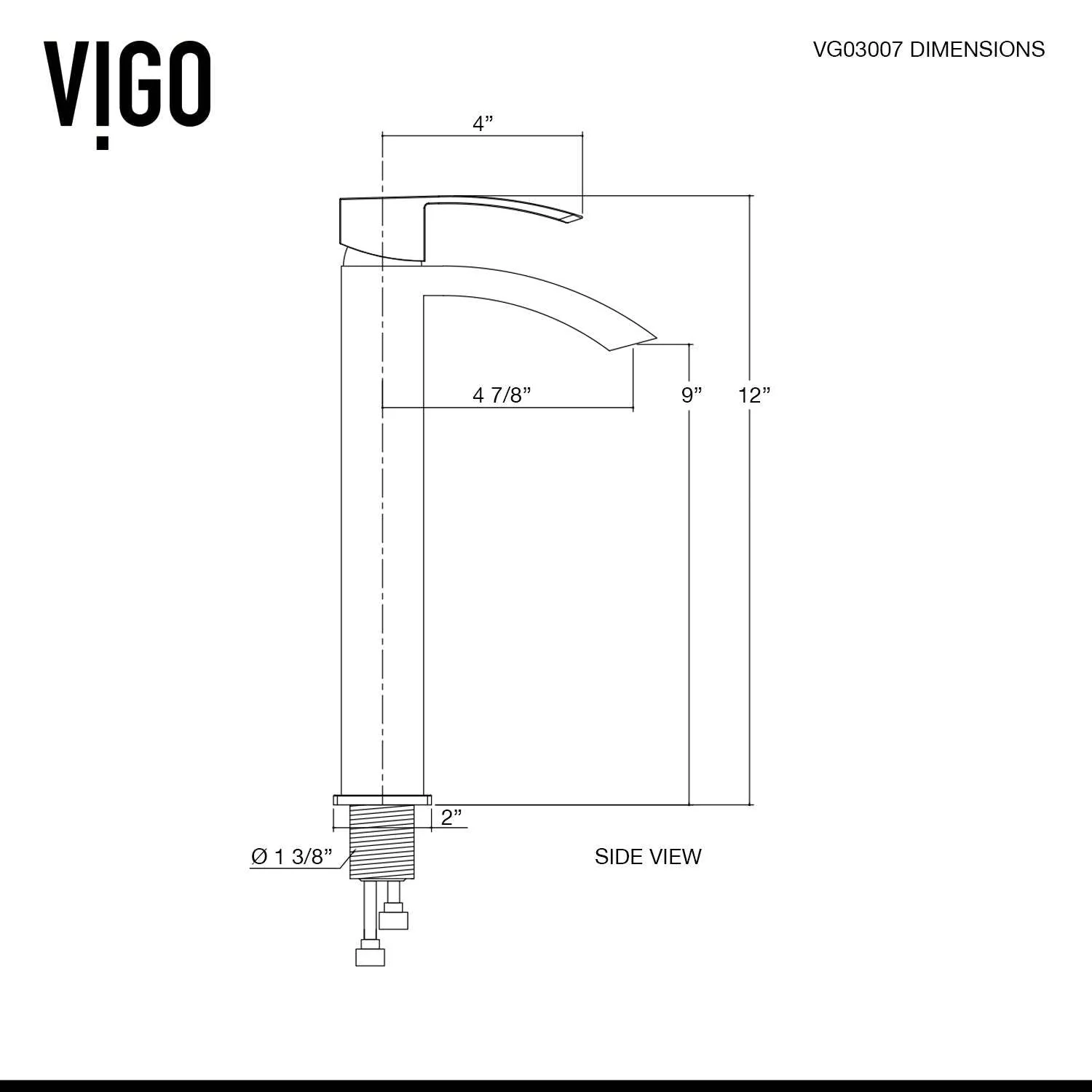 Duris Single Handle Single-Hole Bathroom Vessel Faucet - Image 14