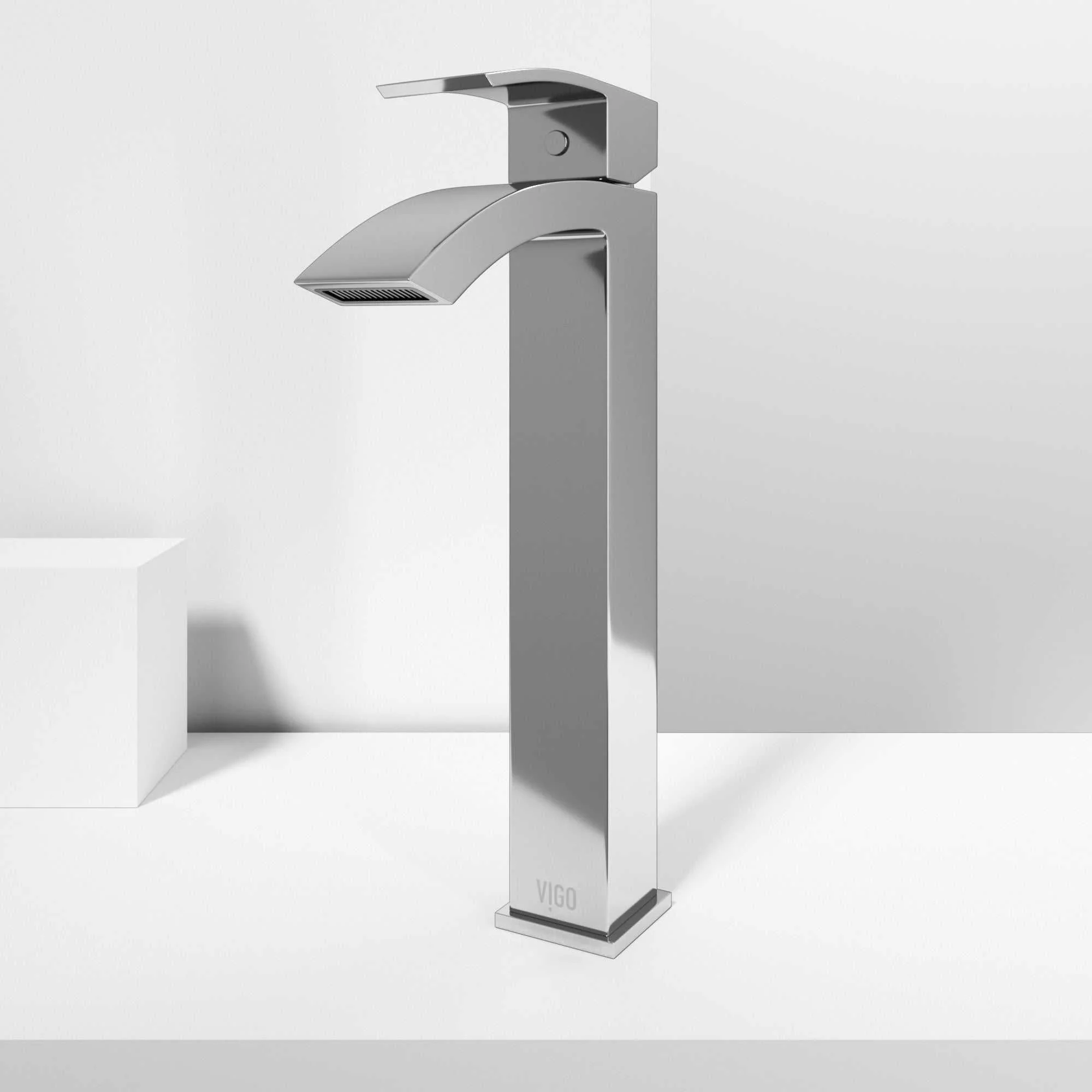 Duris Single Handle Single-Hole Bathroom Vessel Faucet - Image 4