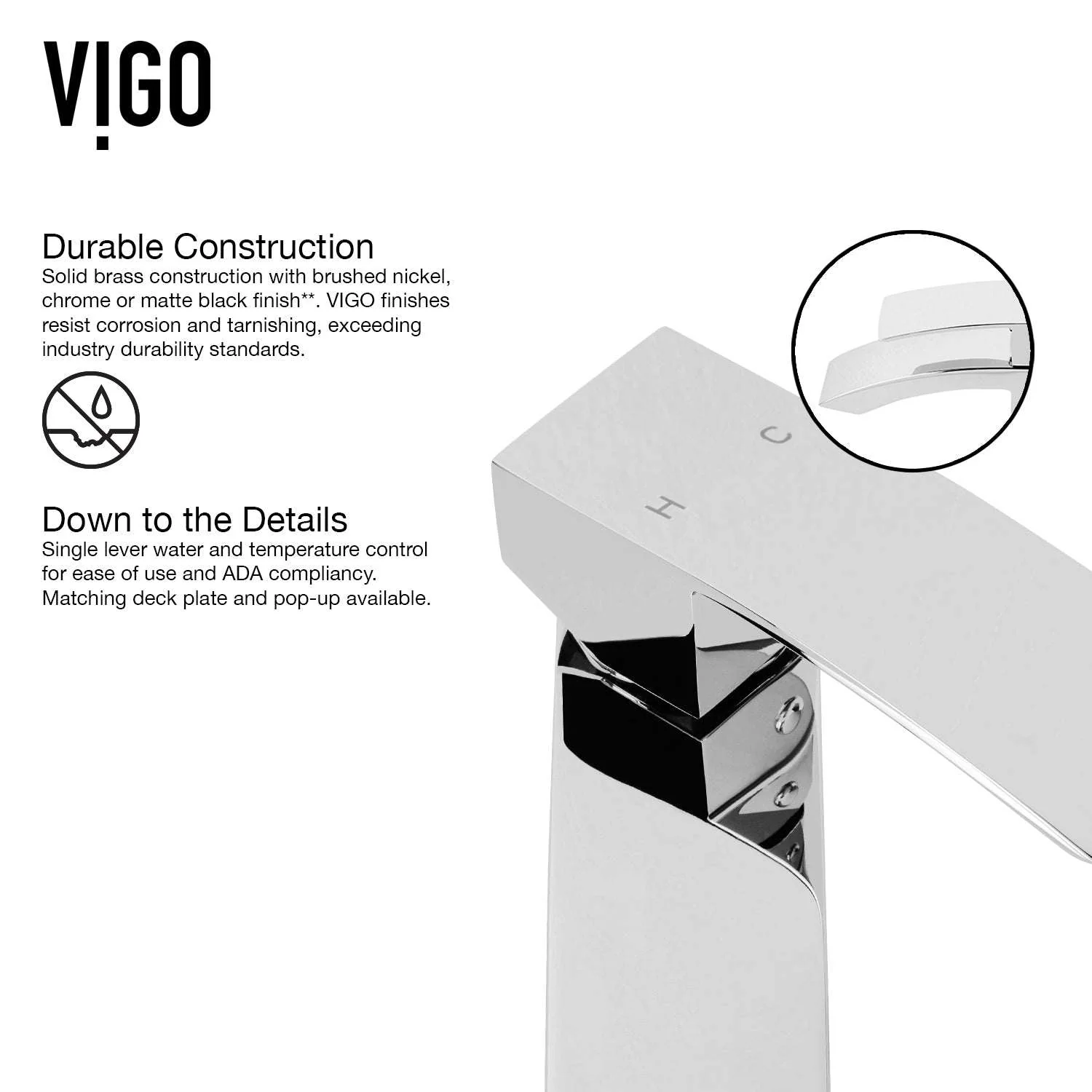 Duris Single Handle Single-Hole Bathroom Vessel Faucet - Image 41