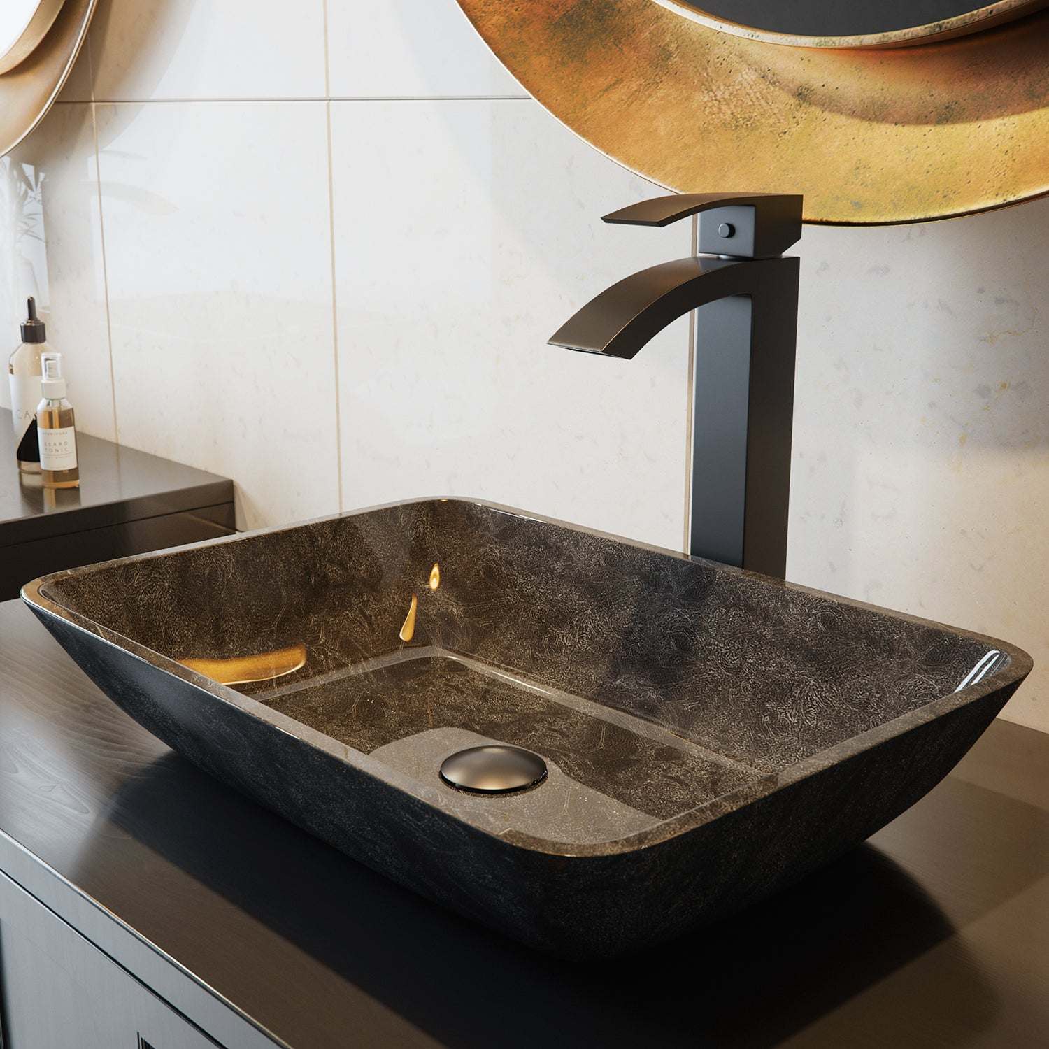 Duris Single Handle Single-Hole Bathroom Vessel Faucet - Image 7