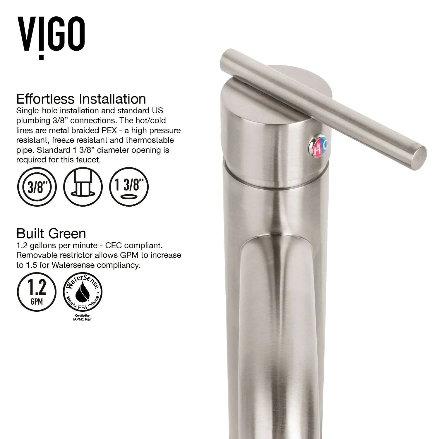 Seville Vessel Sink Faucet - Image 10