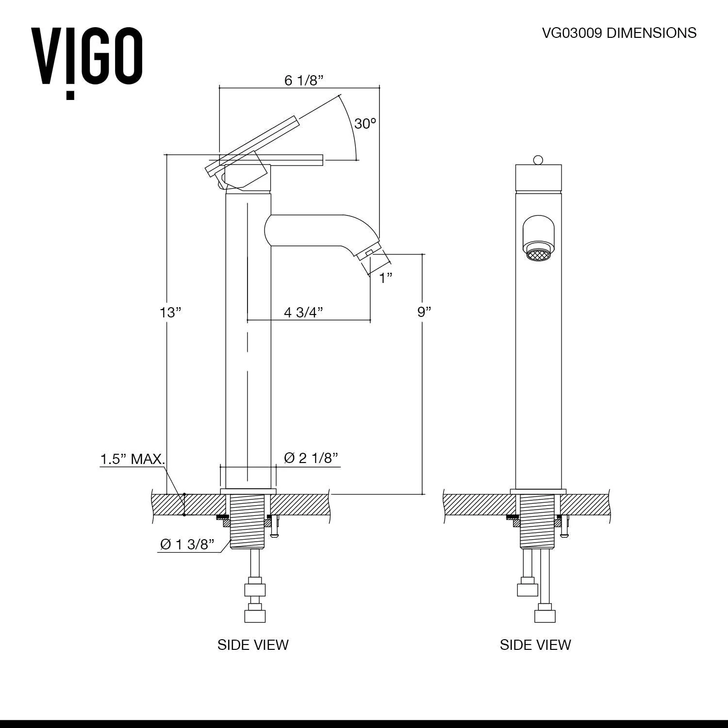 Seville Vessel Sink Faucet - Image 14