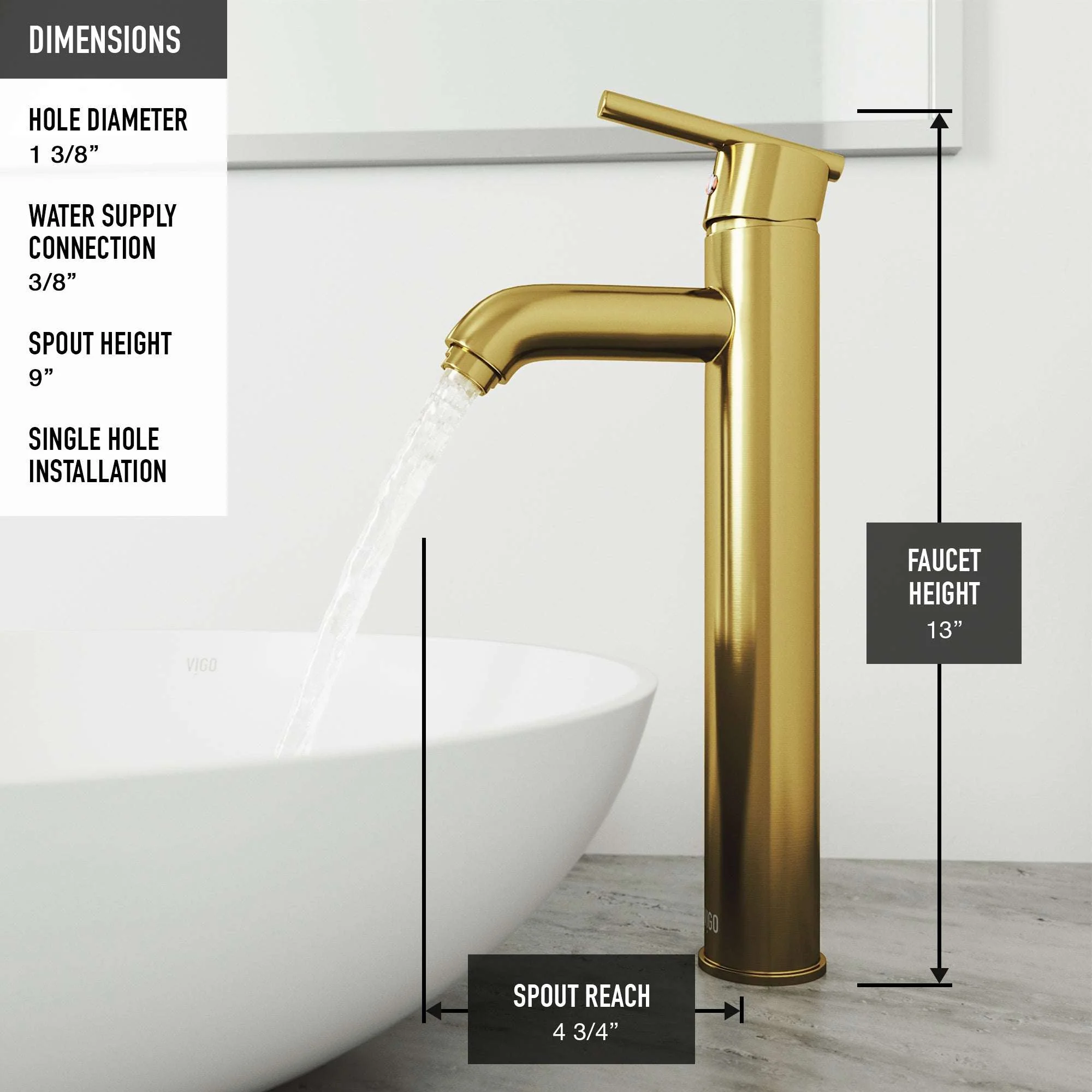 Seville Vessel Sink Faucet - Image 21