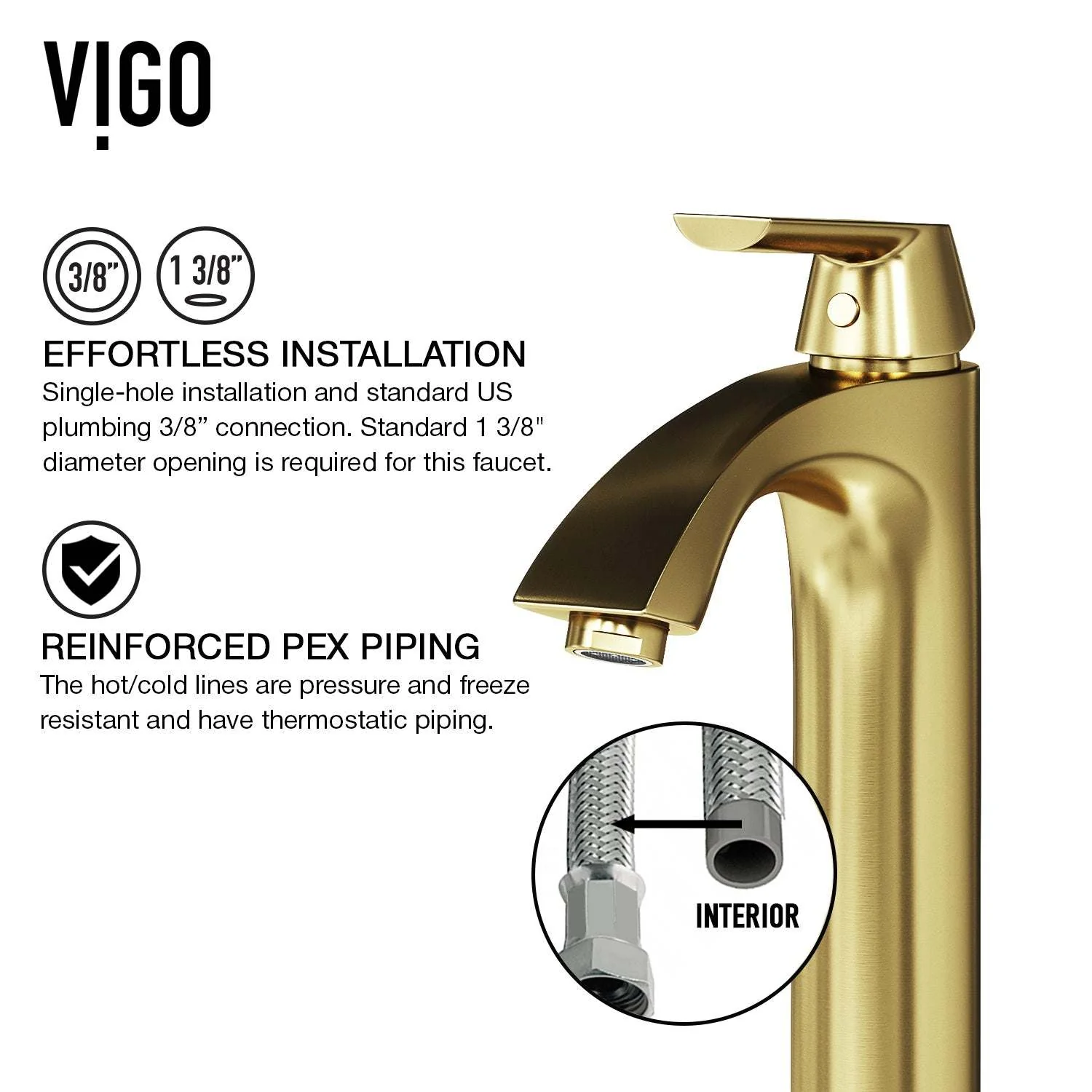 Linus Vessel Sink Faucet - Image 46