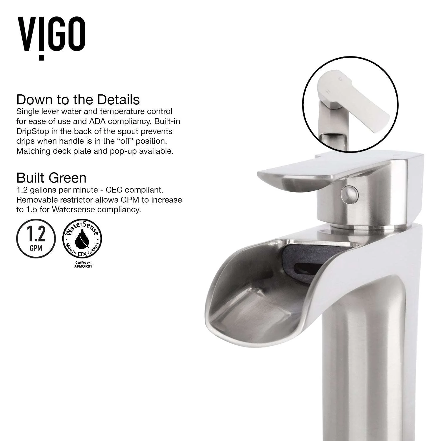 Paloma Vessel Sink Faucet - Image 20