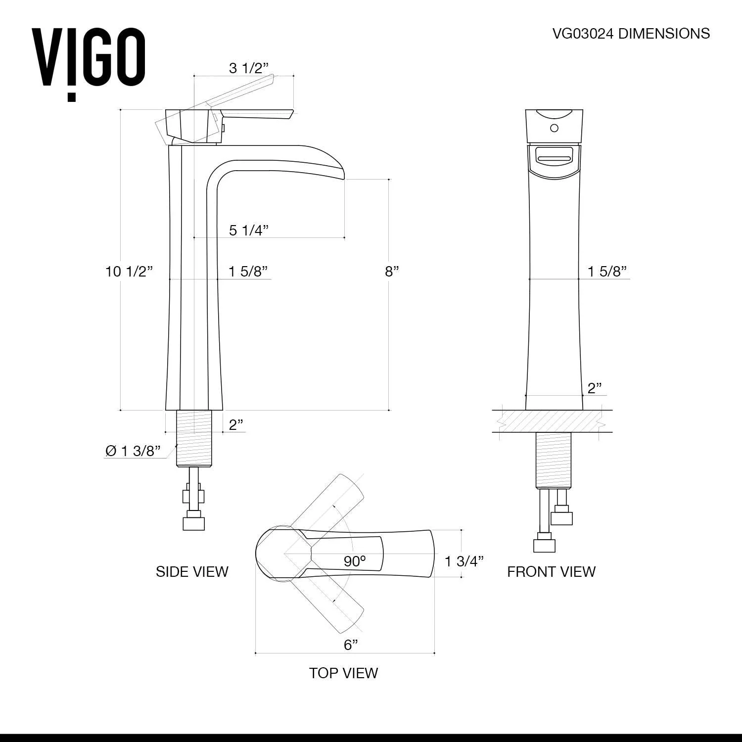 Paloma Vessel Sink Faucet - Image 3