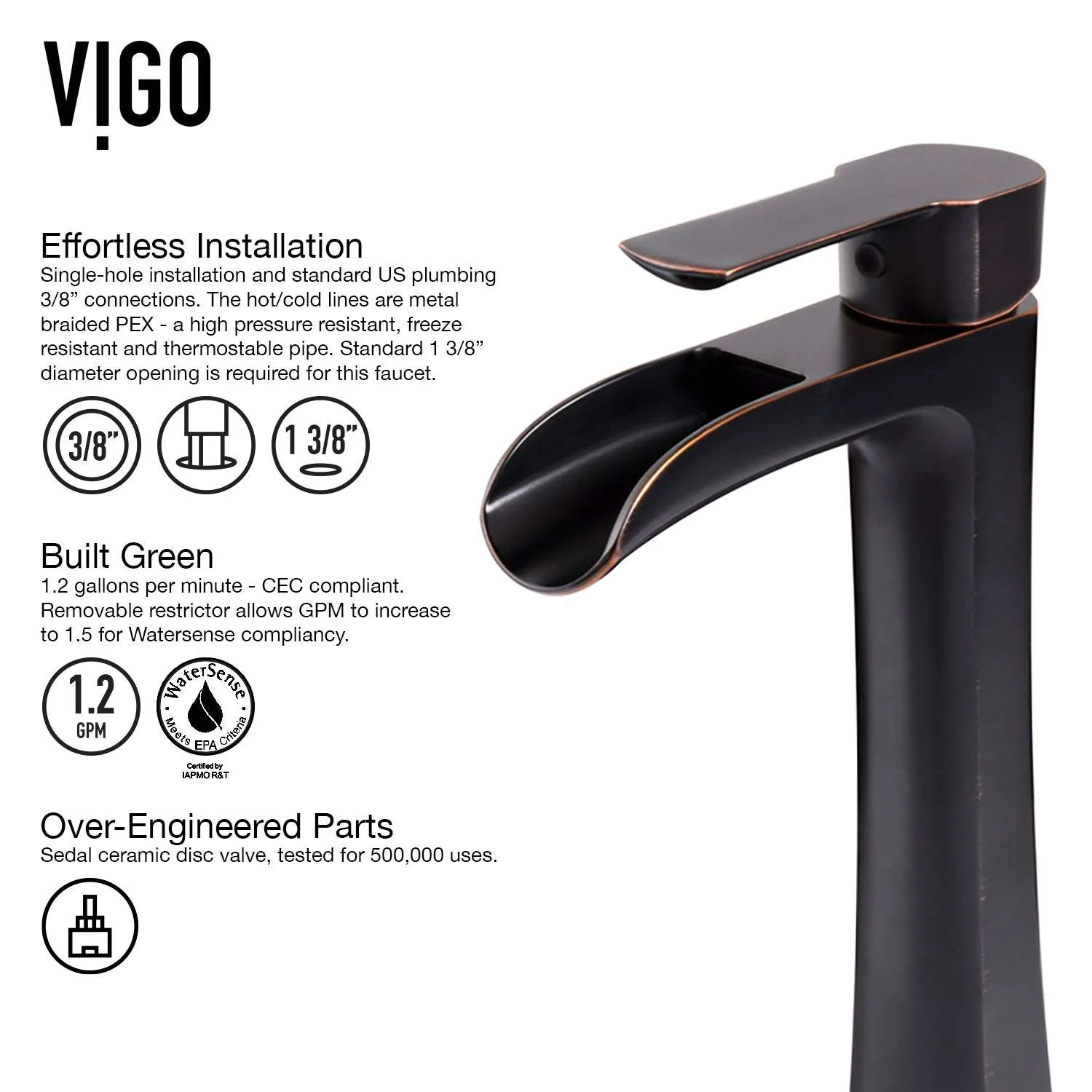 Paloma Vessel Sink Faucet - Image 9